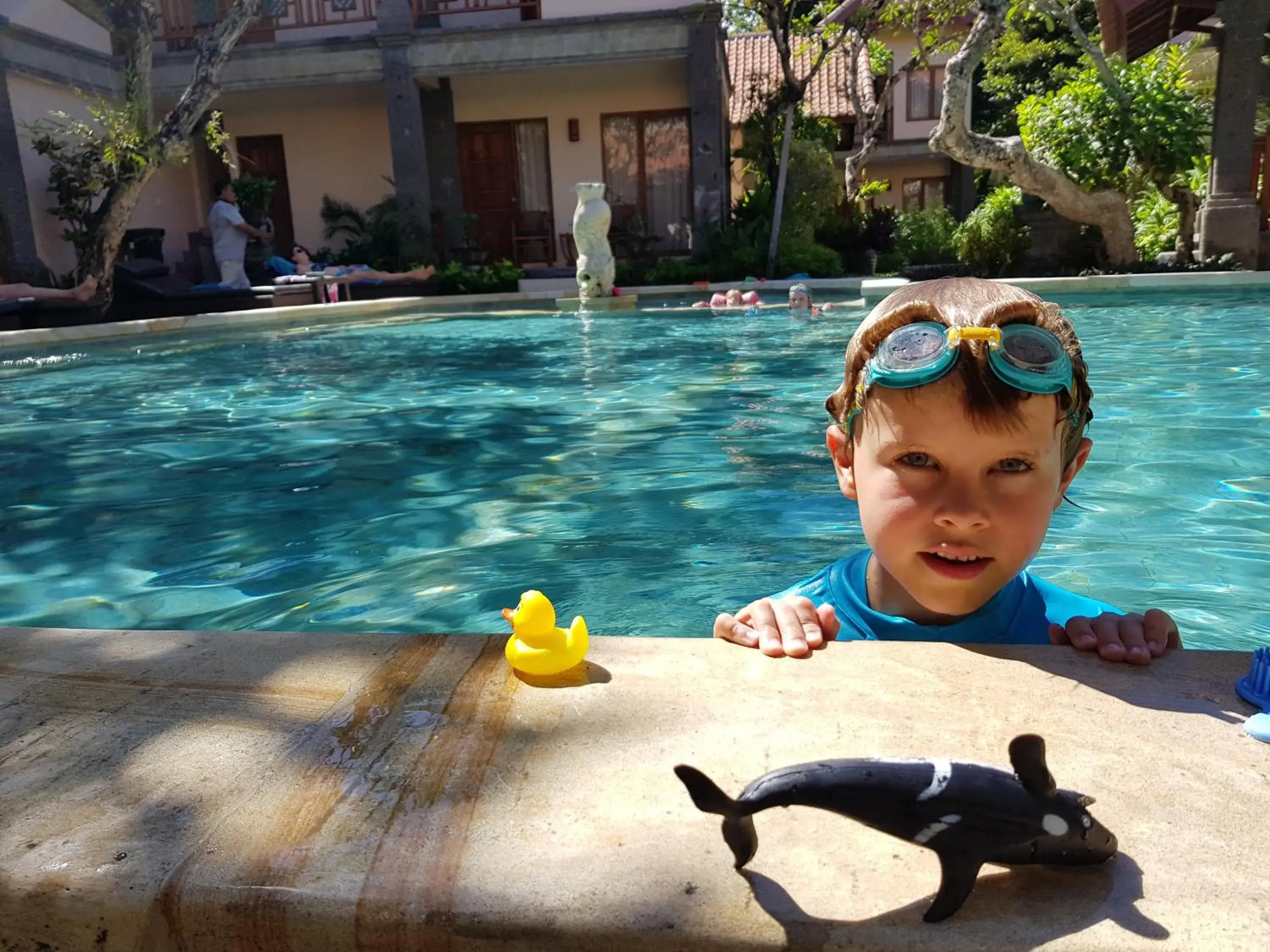 People, Swimming Pool in Puri Mesari Hotel