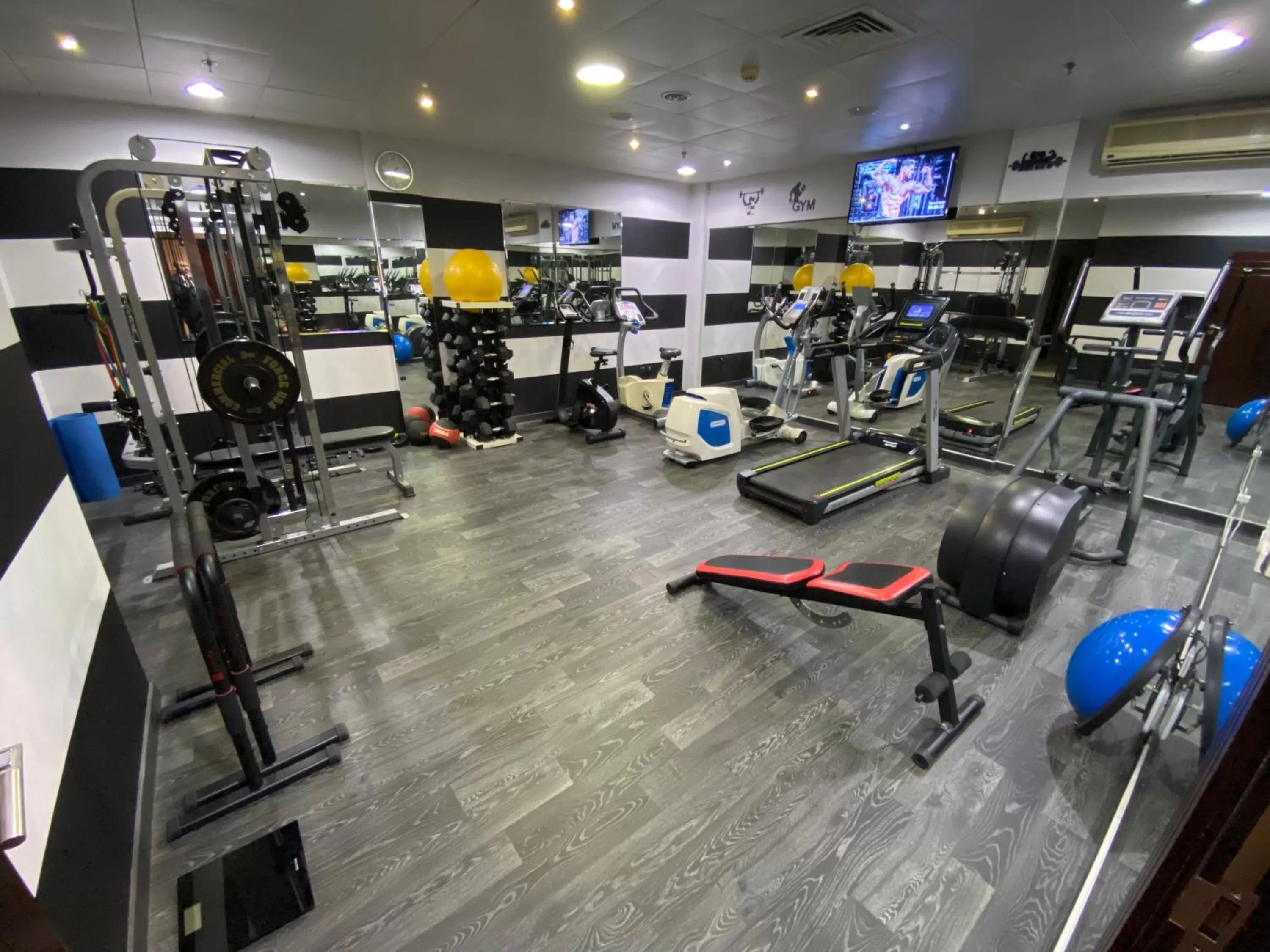 Fitness centre/facilities in Auris Boutique Hotel Apartments, Al Barsha - At The Mall