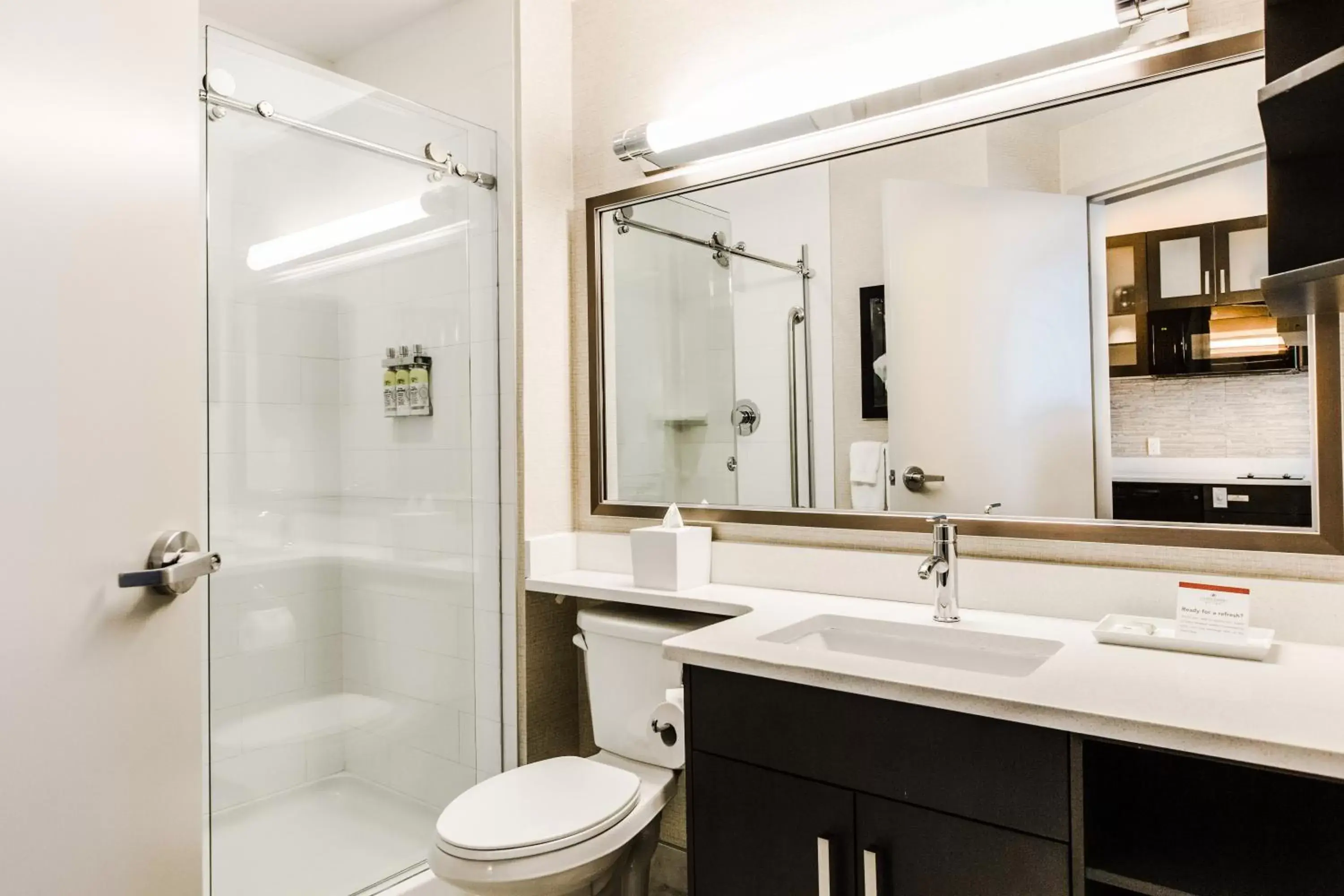 Bathroom in Candlewood Suites West Edmonton - Mall Area, an IHG Hotel