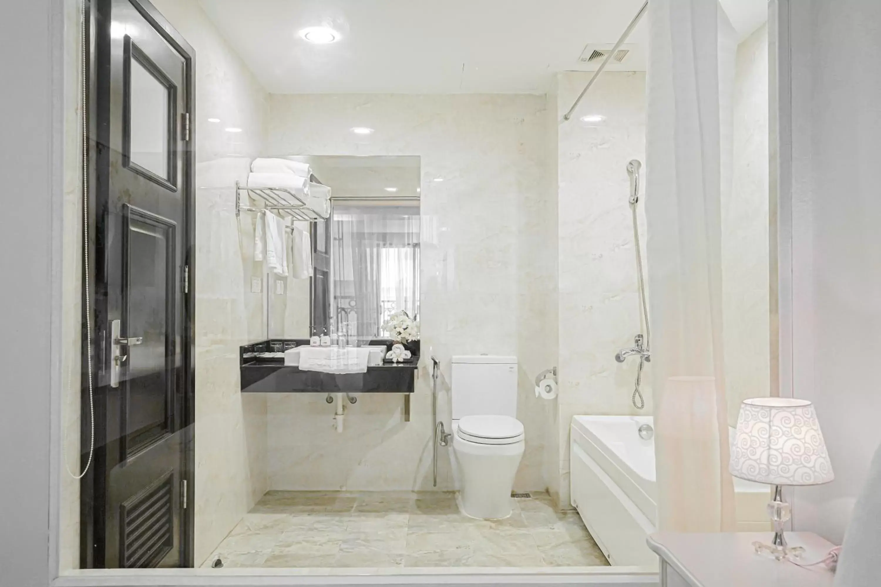 Shower, Bathroom in Bonjour Nha Trang Hotel