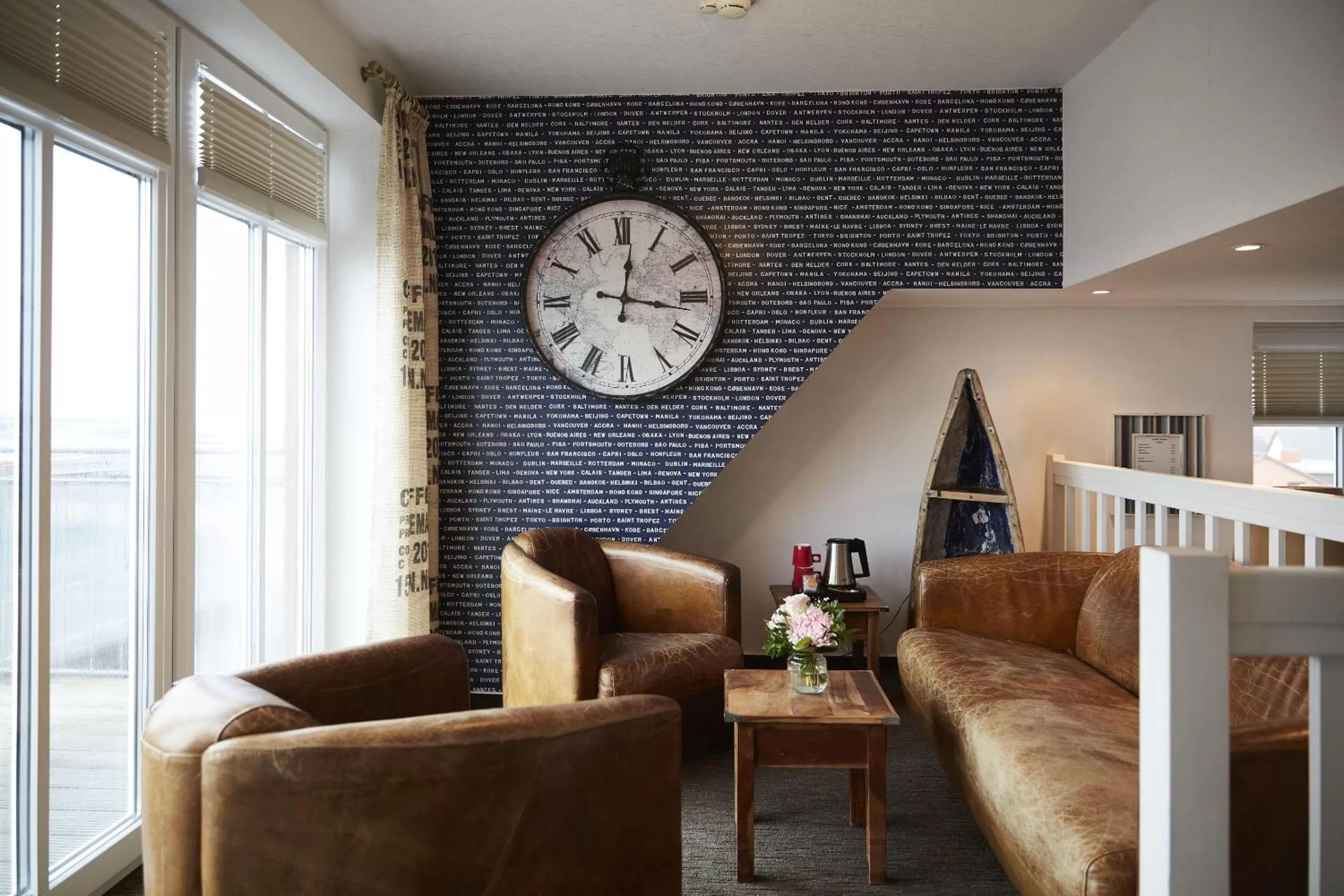 Seating area in Bernstein-Hotel Bootshaus