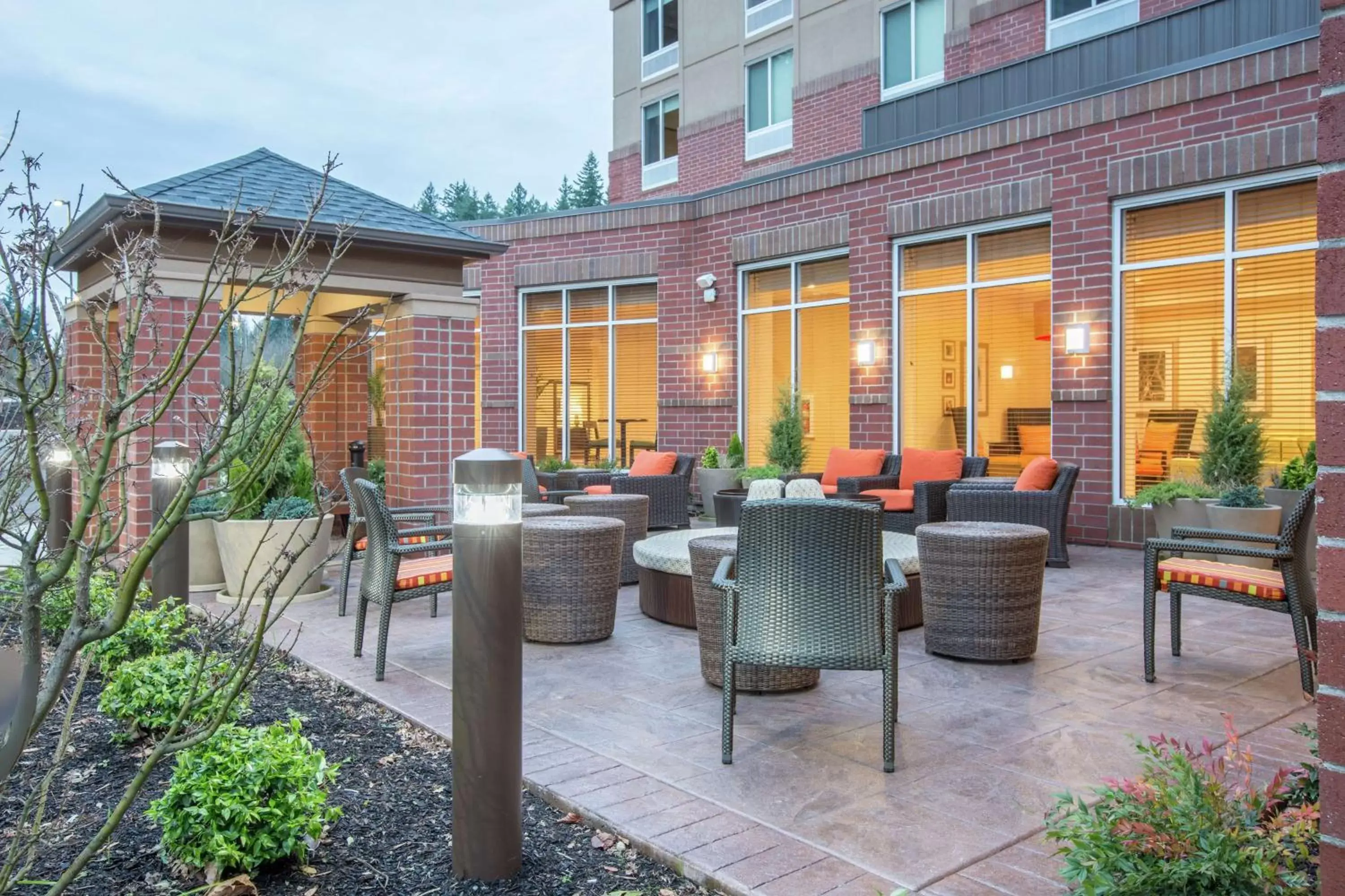 Patio in Hilton Garden Inn Olympia, WA