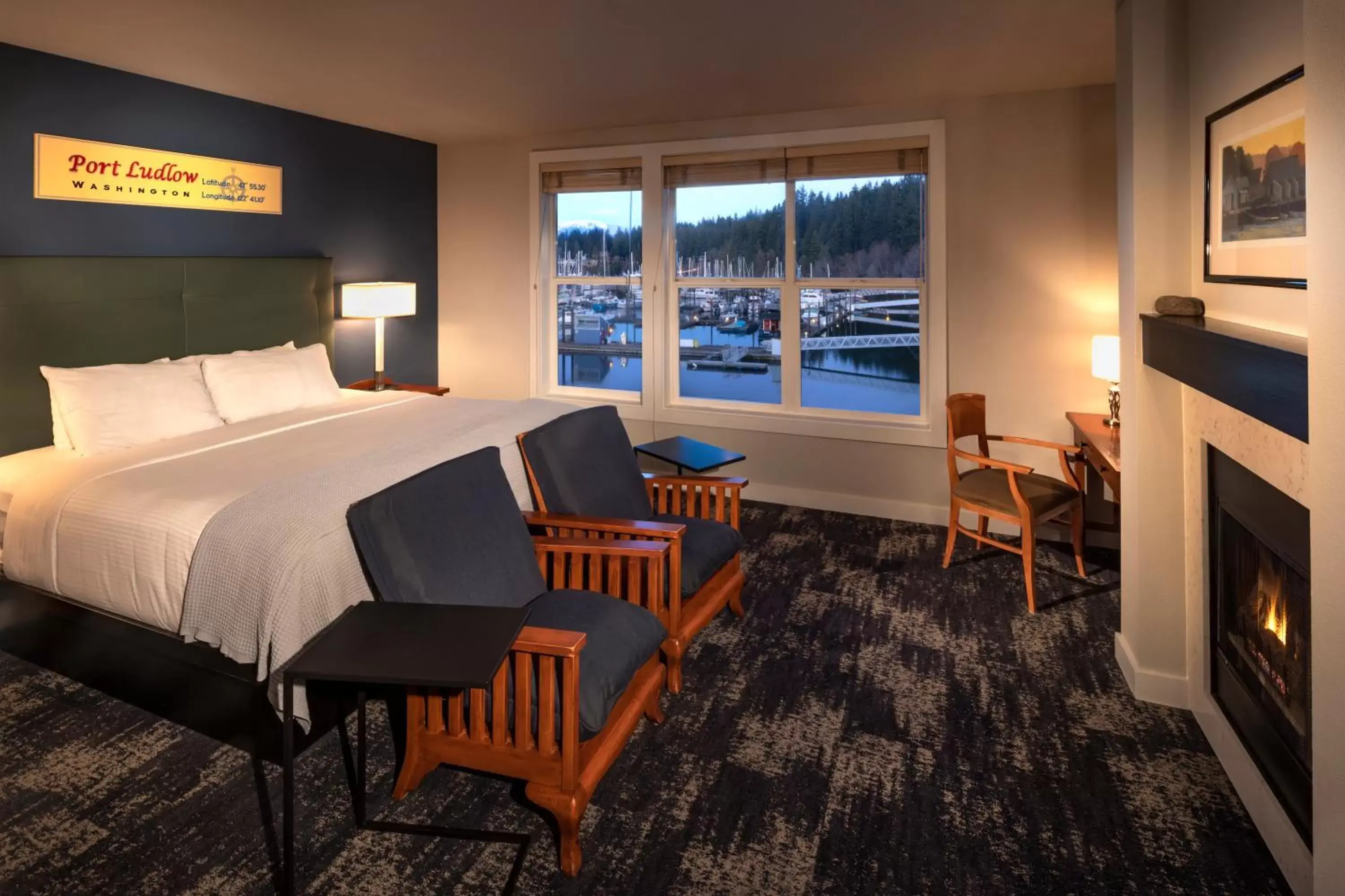 Bed in Resort at Port Ludlow