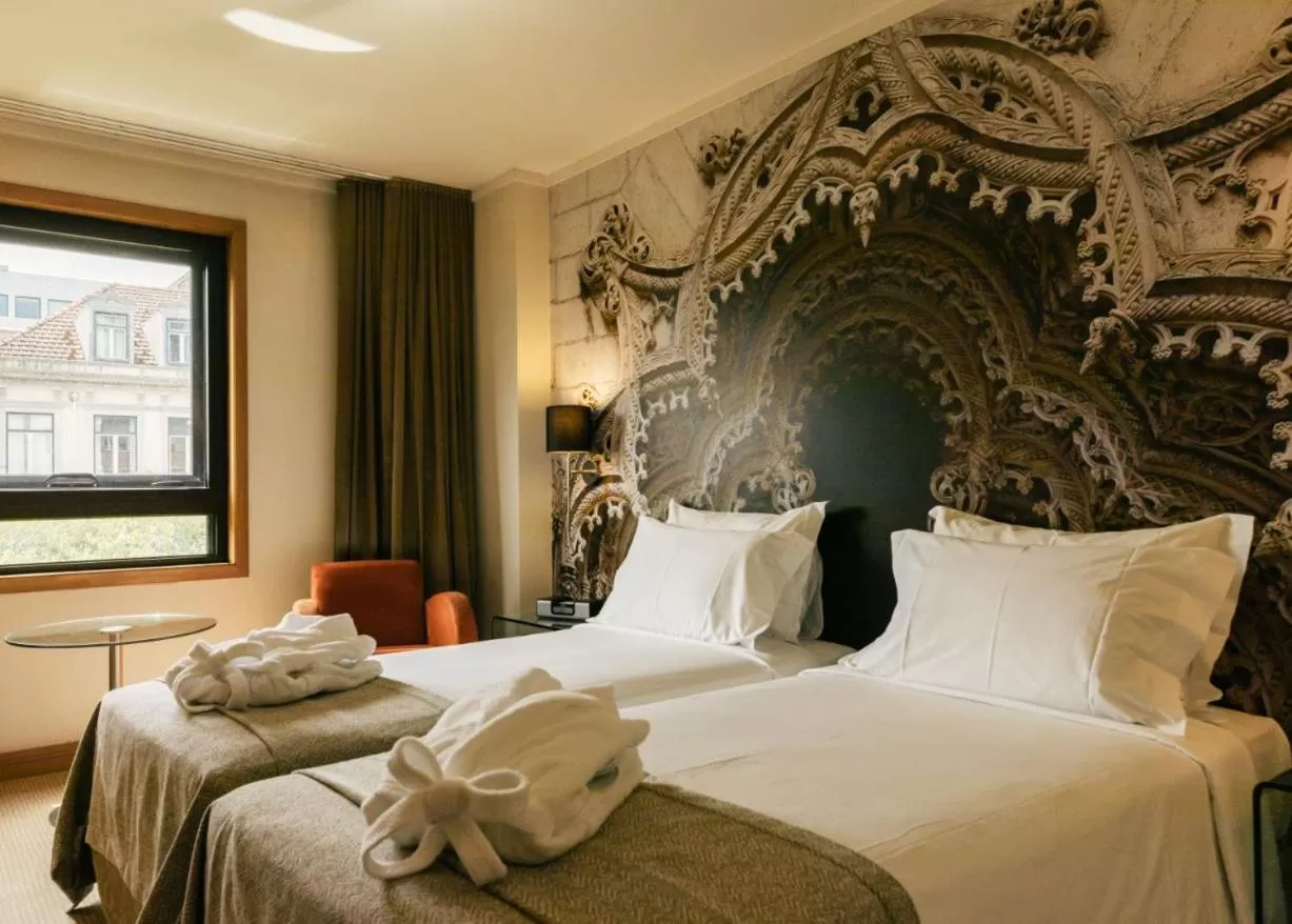 Photo of the whole room, Bed in Hotel Marques De Pombal