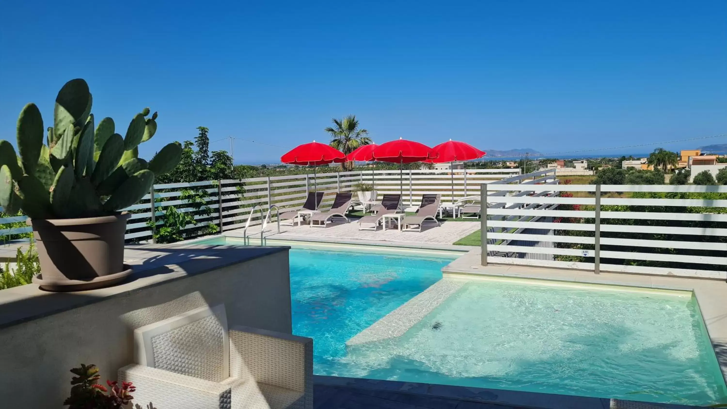 View (from property/room), Swimming Pool in La Rocca Scavata