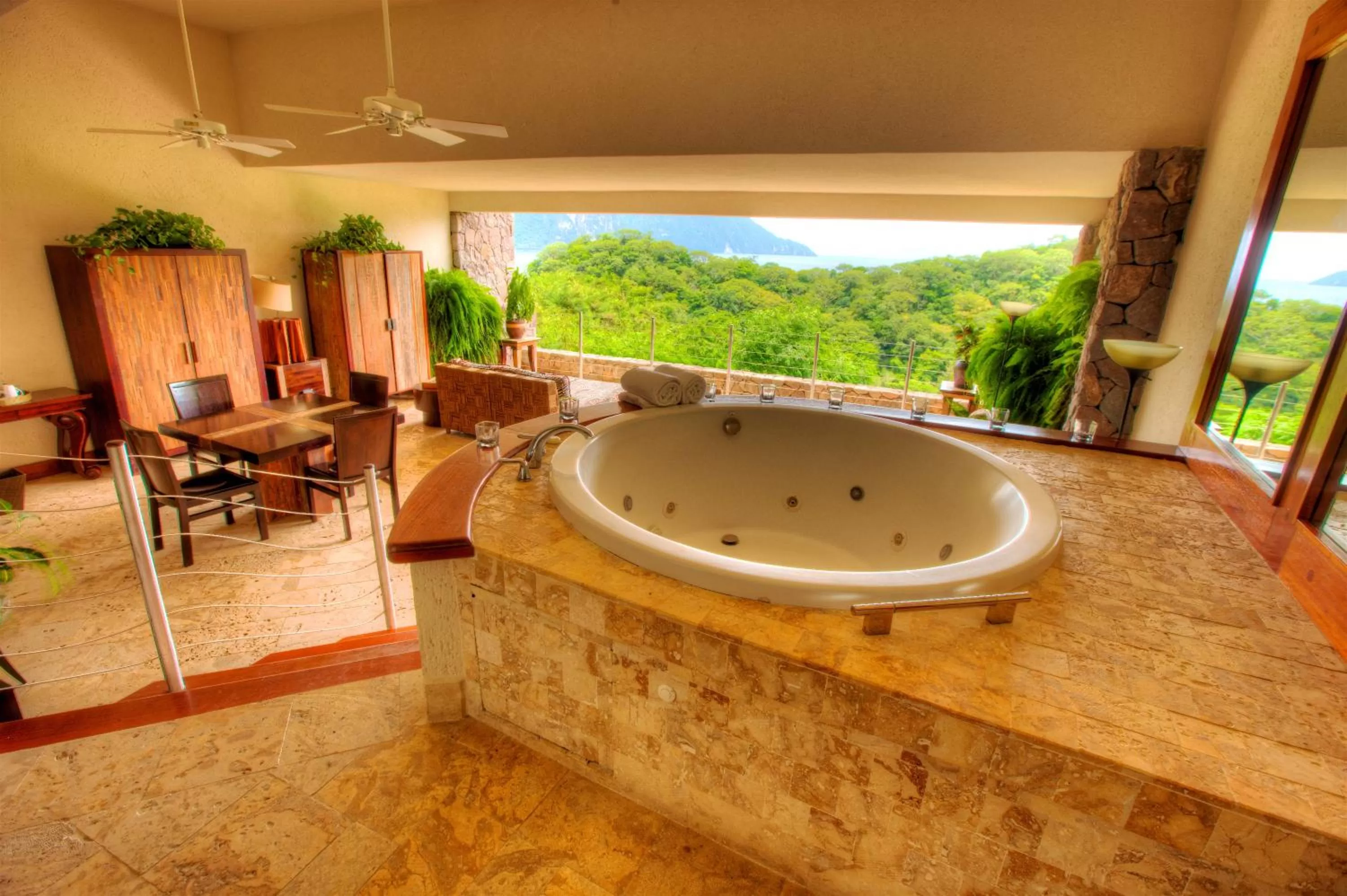 Bathroom in Jade Mountain