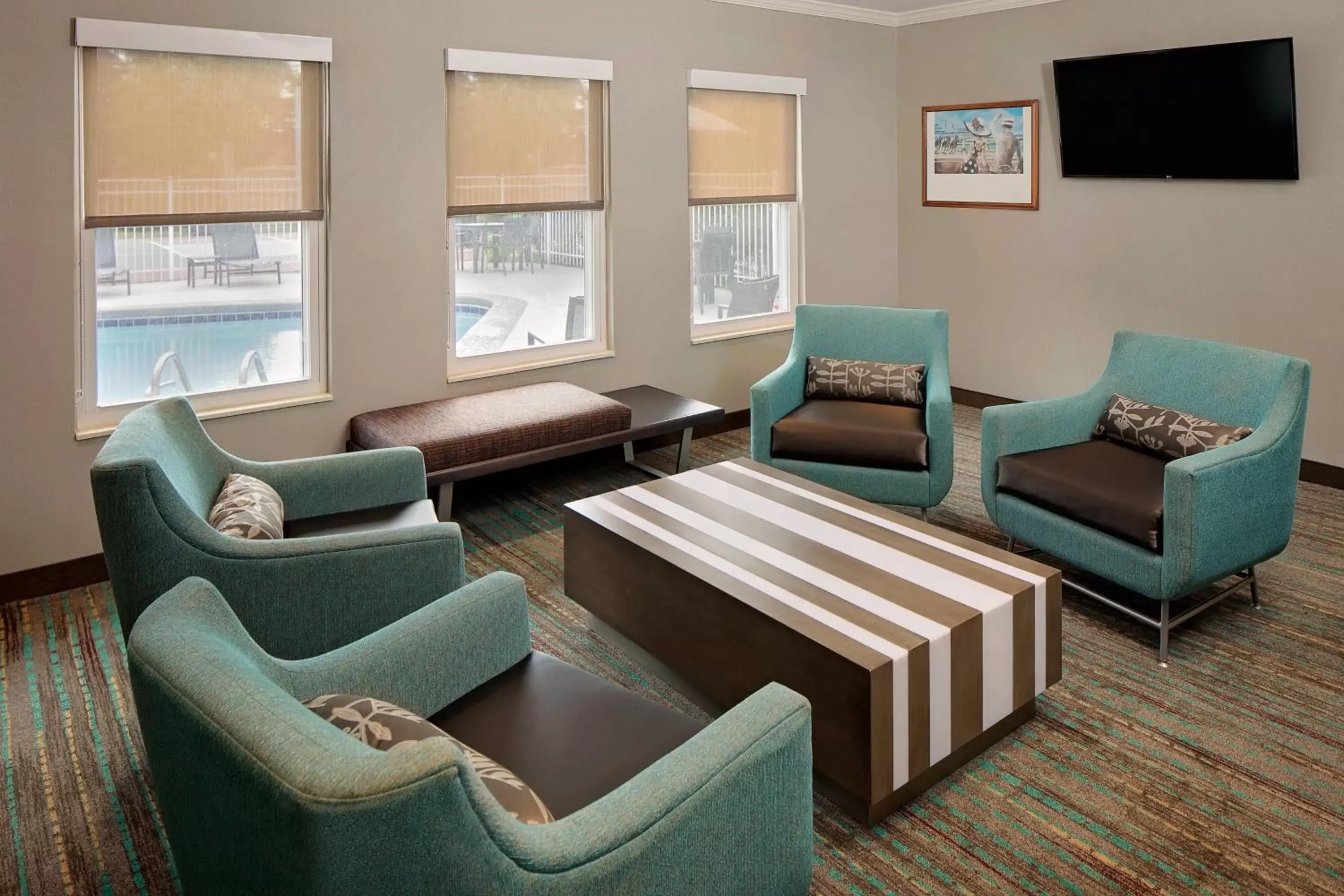 Lobby or reception, Seating Area in Residence Inn Louisville East