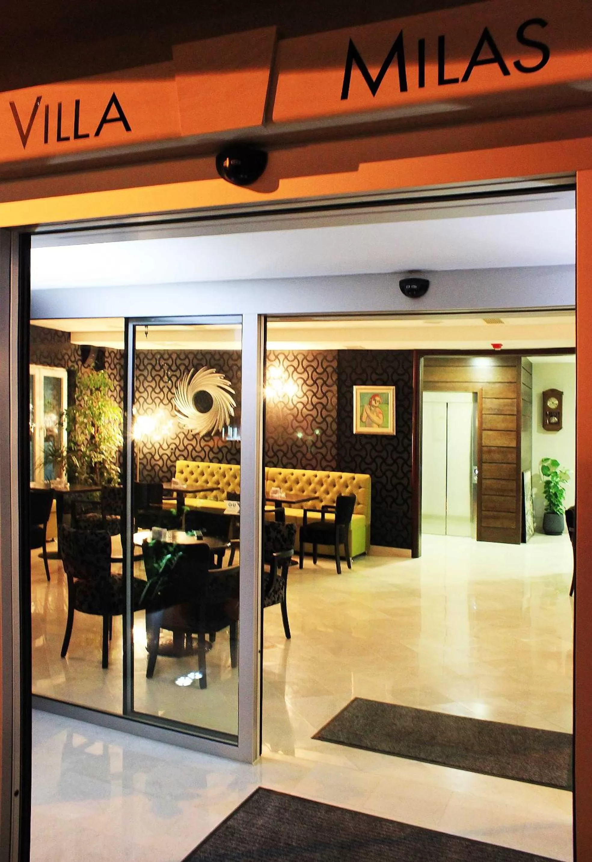 Communal lounge/ TV room in Hotel Villa Milas