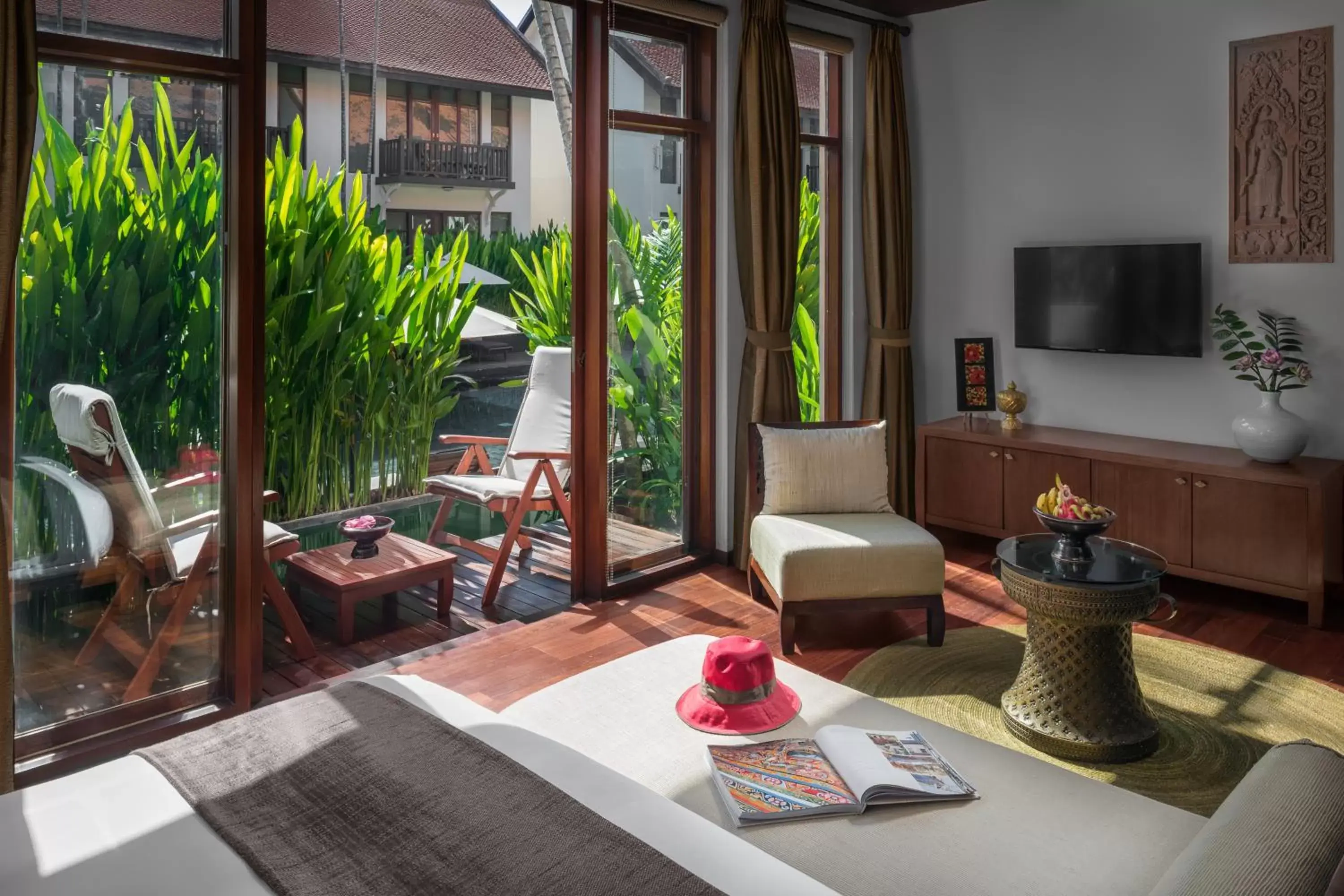 Living room in Anantara Angkor Resort