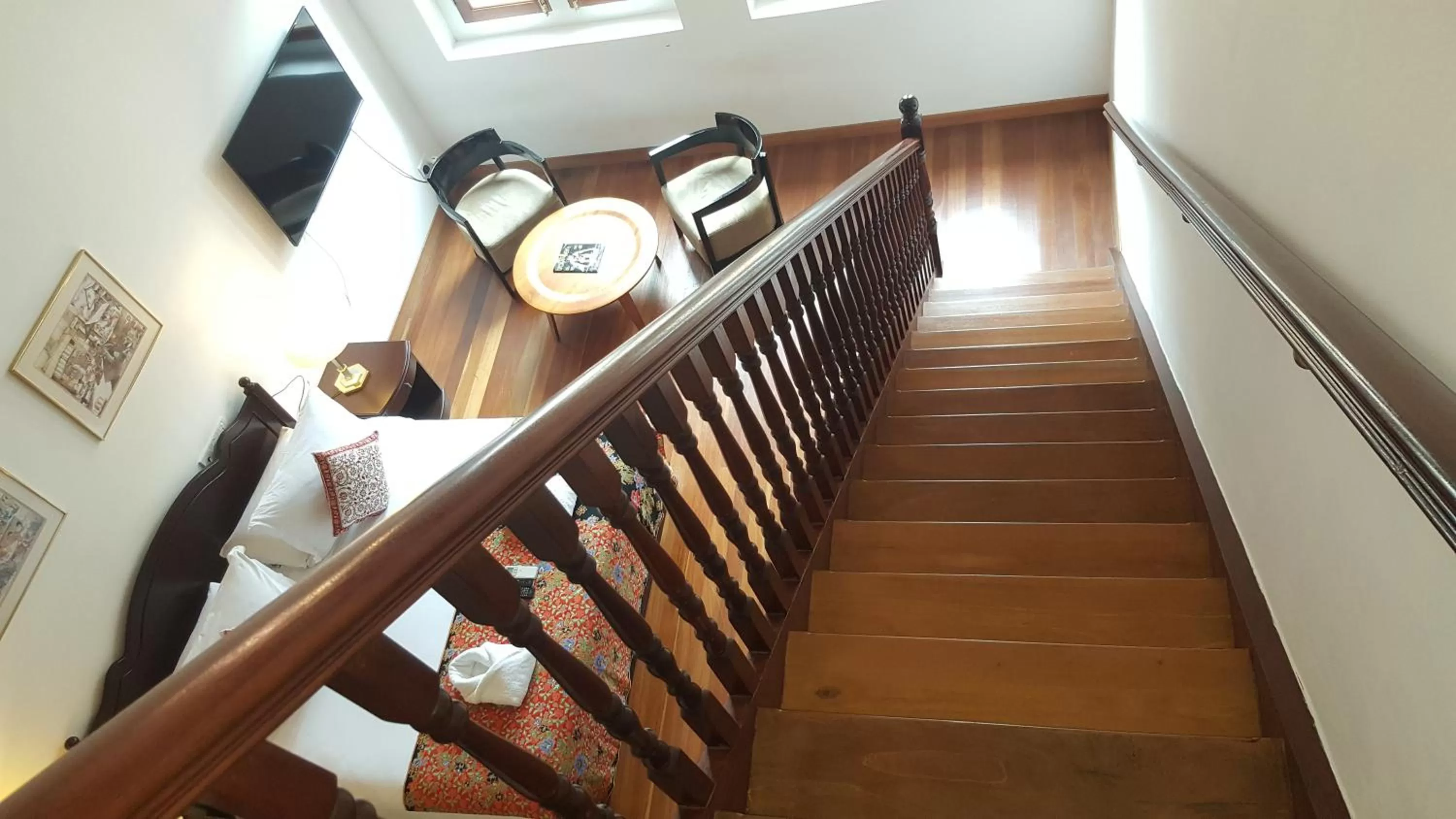 Bed in Heeren Straits Hotel