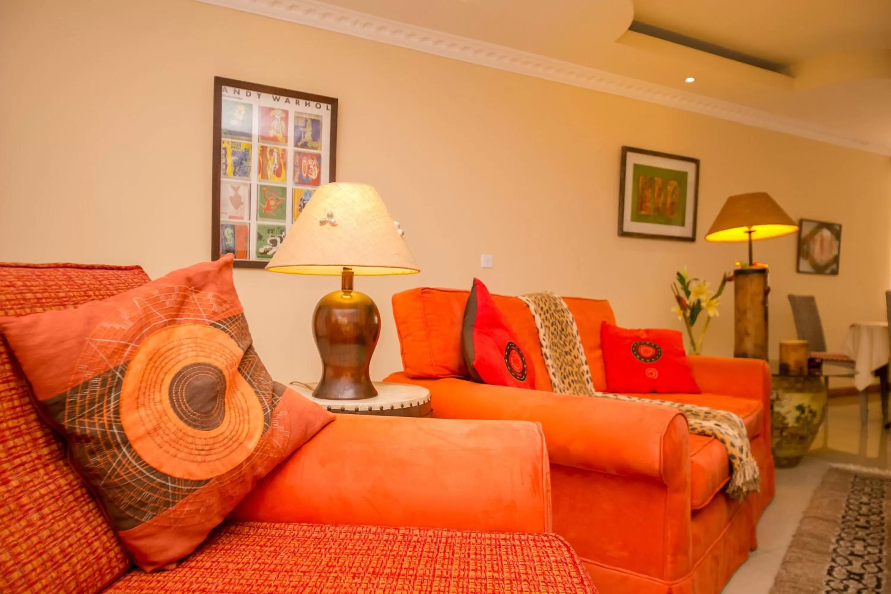 Living room in Hotel Rudi