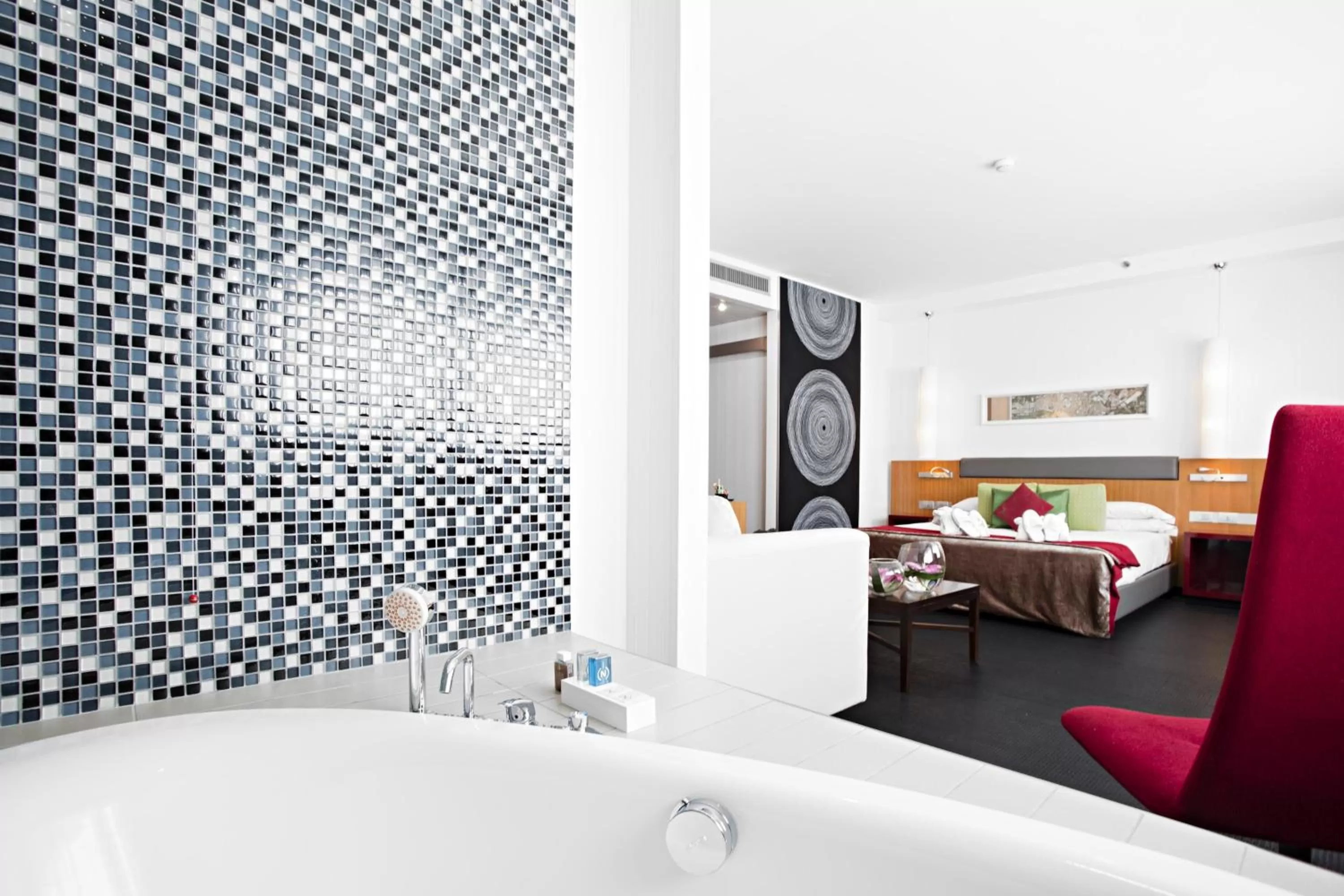 Bedroom in Novotel Roma Eur