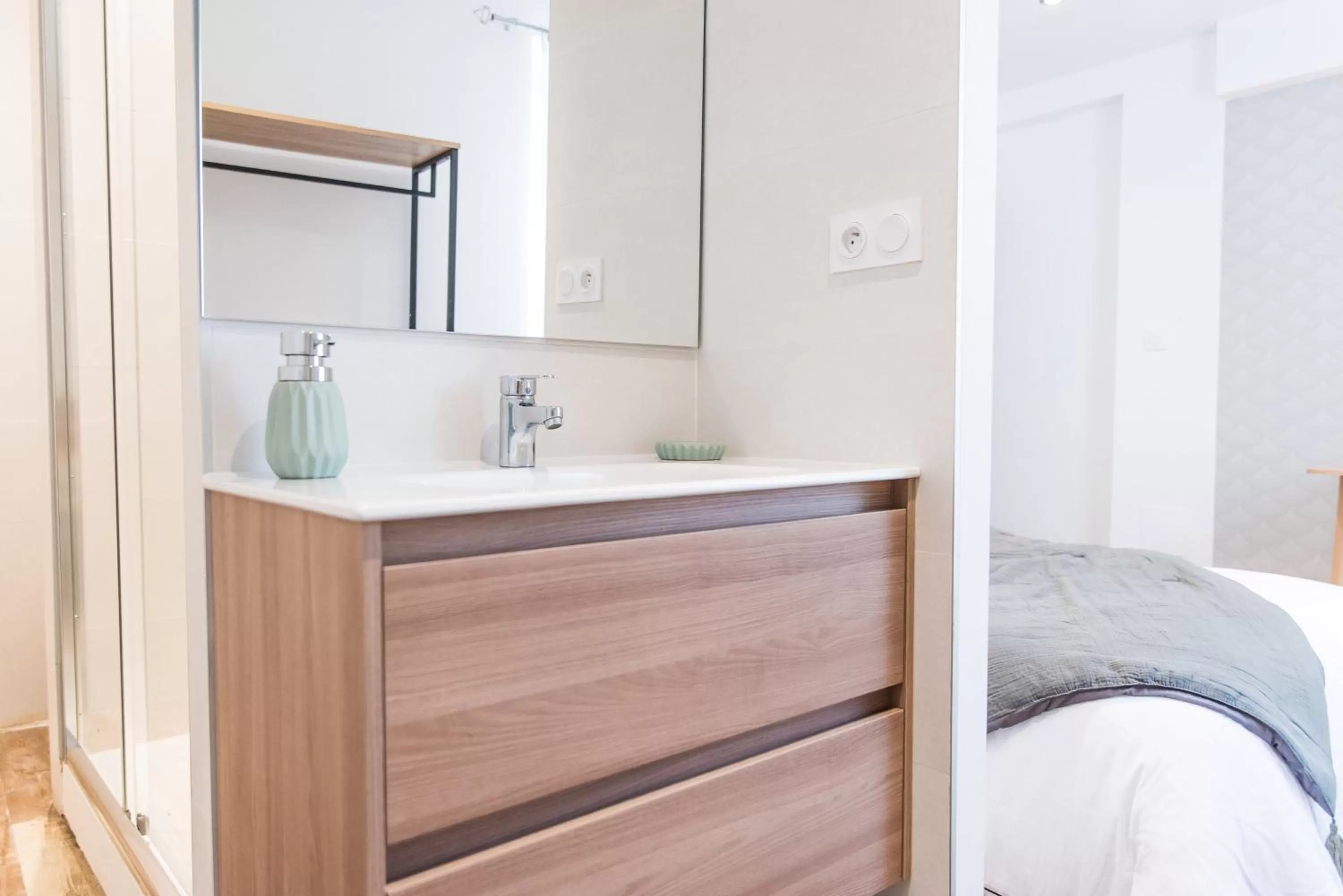 Bathroom in **Auberge de l'Aude**