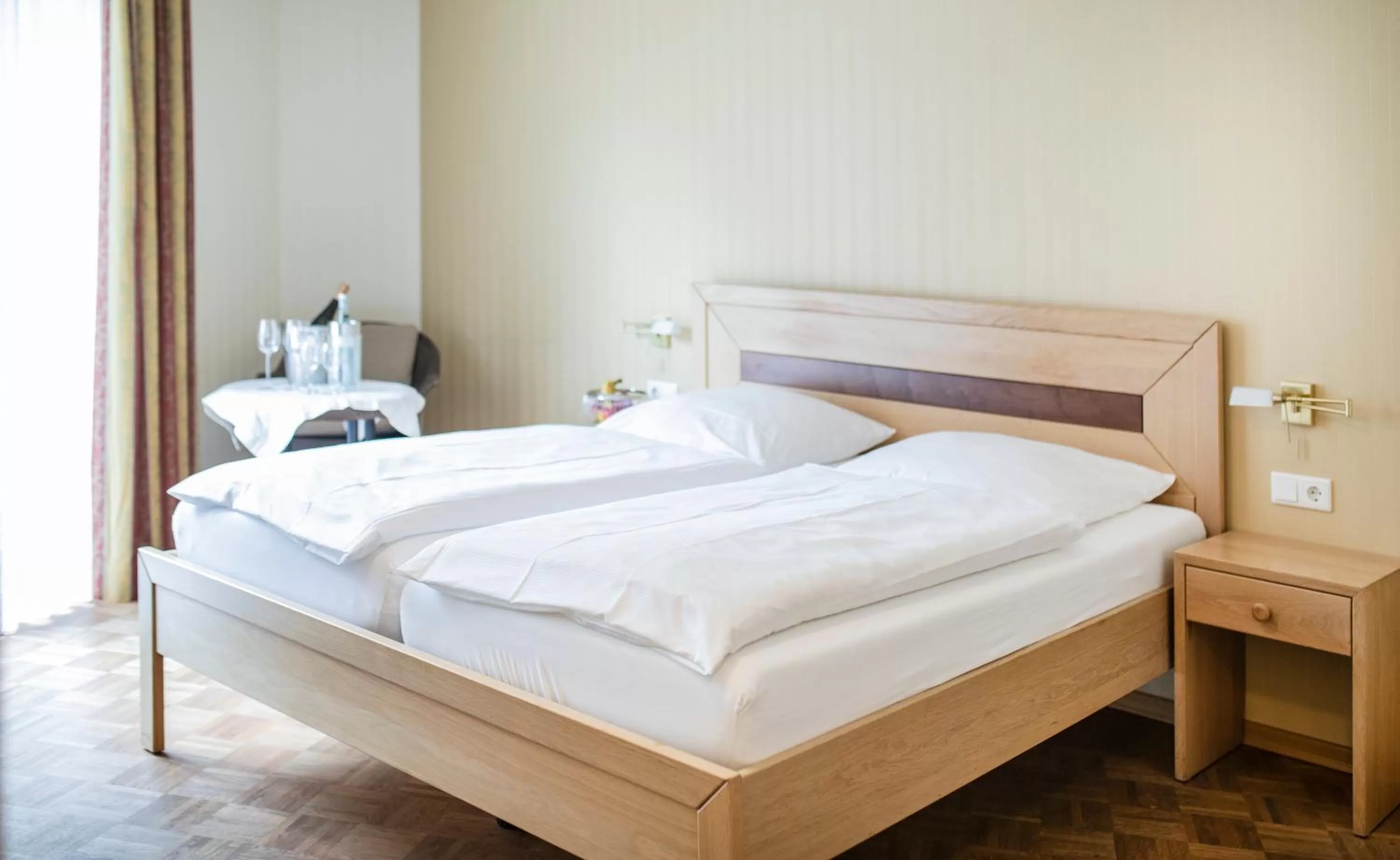 Photo of the whole room, Bed in Hotel Wardenburger Hof
