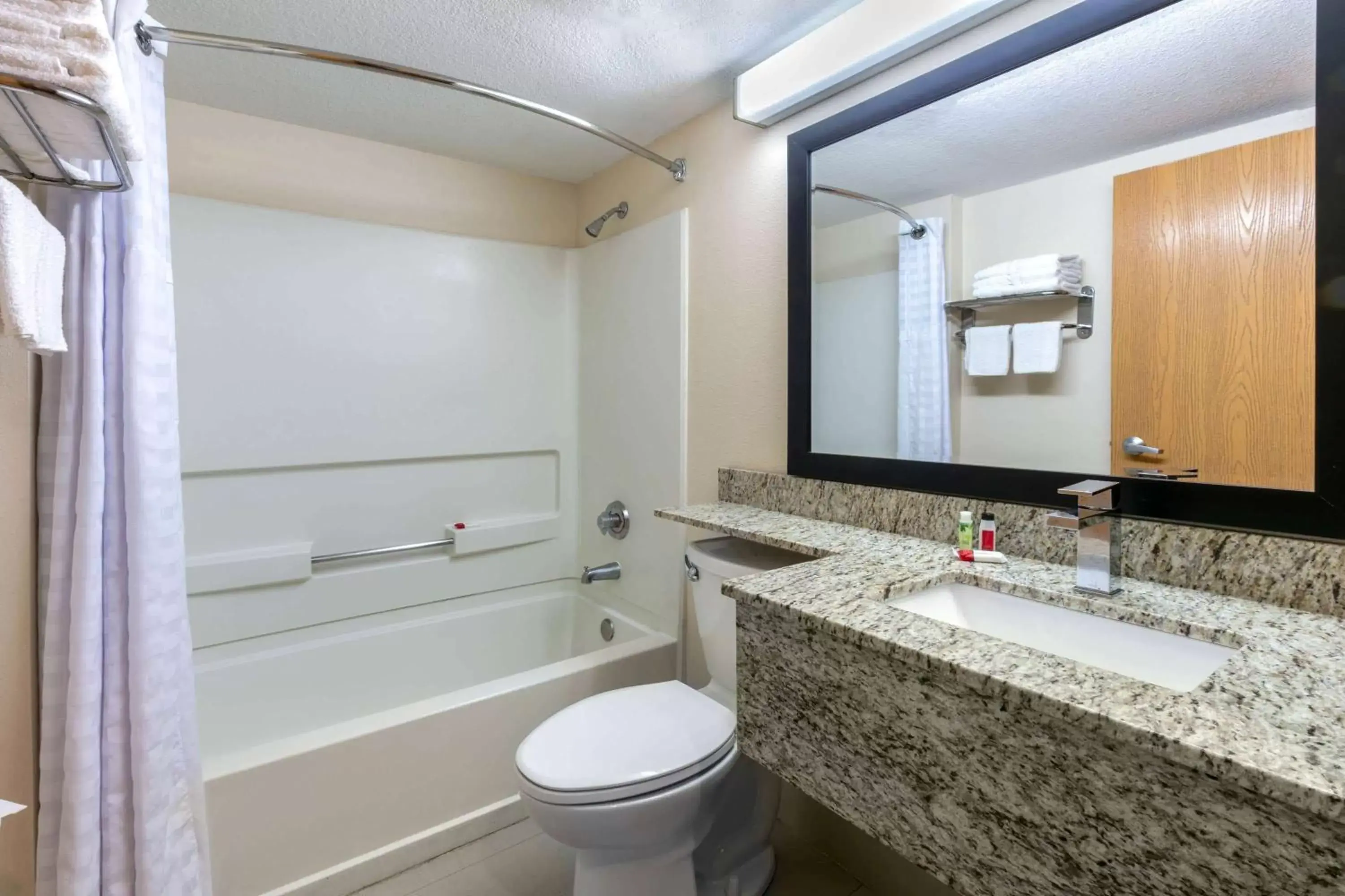 Bathroom in Microtel Inn & Suites by Wyndham Arlington/Dallas Area