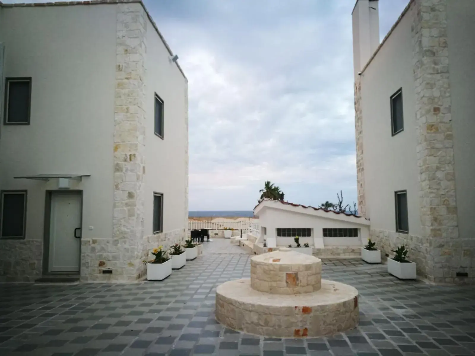 Patio in Hotel Residence La Corvetta