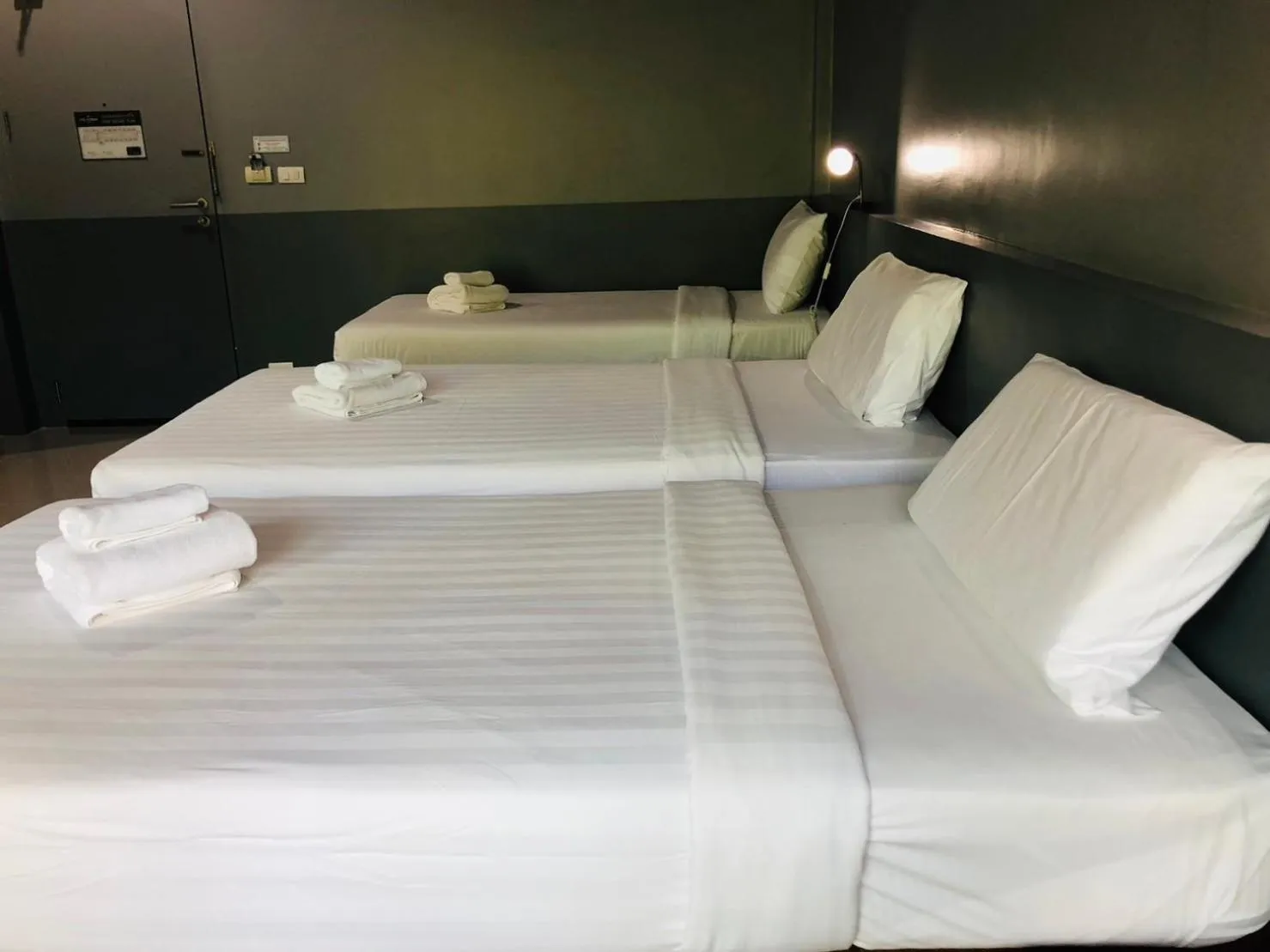 Bed in The Rubber Hotel Phuket