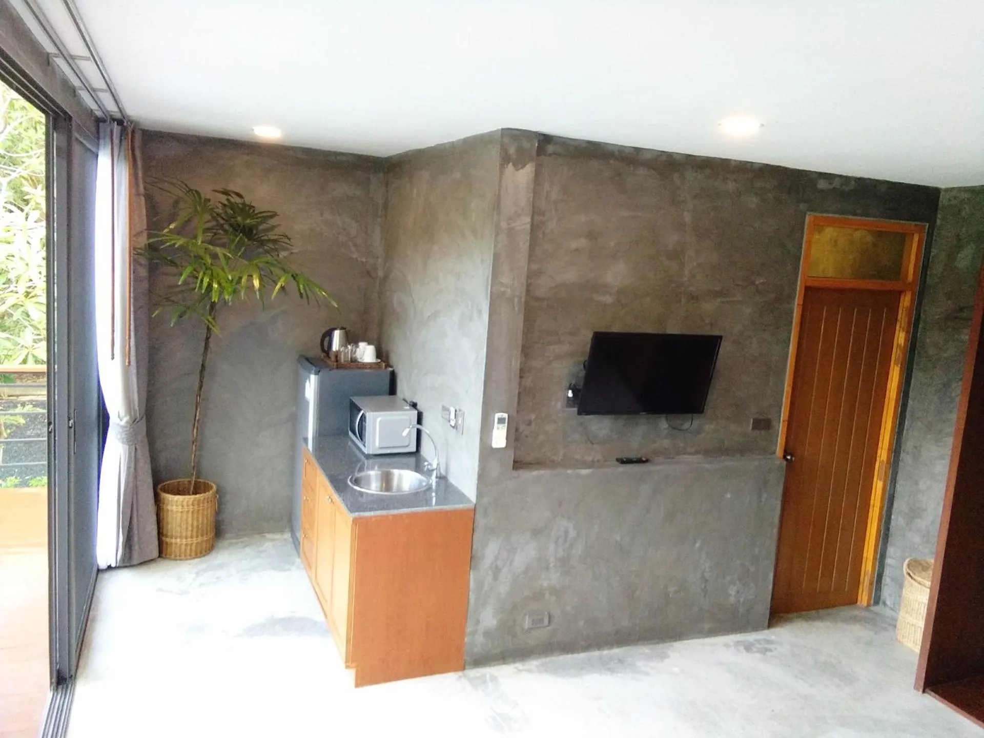 Kitchen or kitchenette in The Touch Green Naiyang Hotel & Fitness