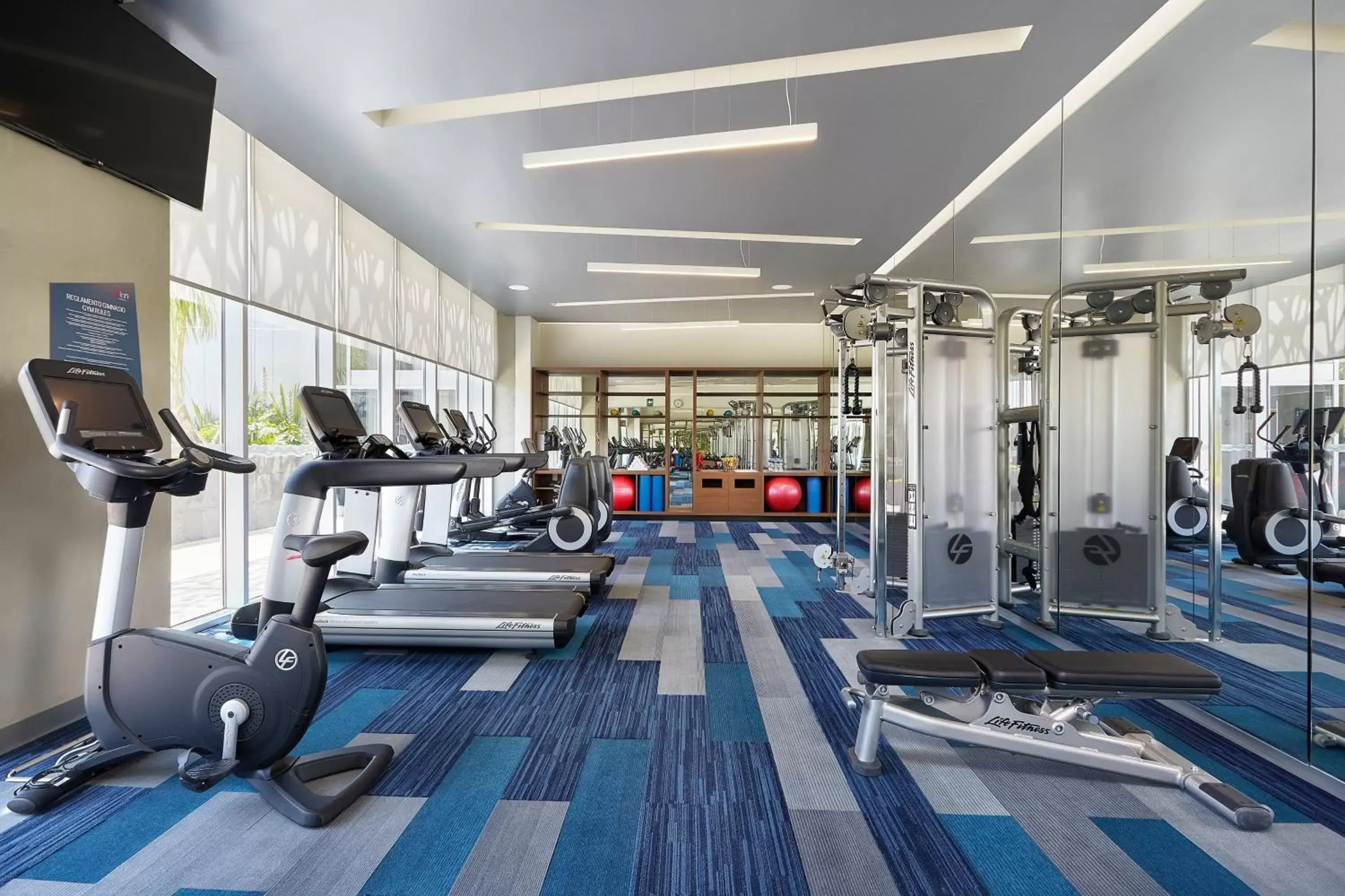 Fitness centre/facilities, Fitness Center/Facilities in Aloft Queretaro