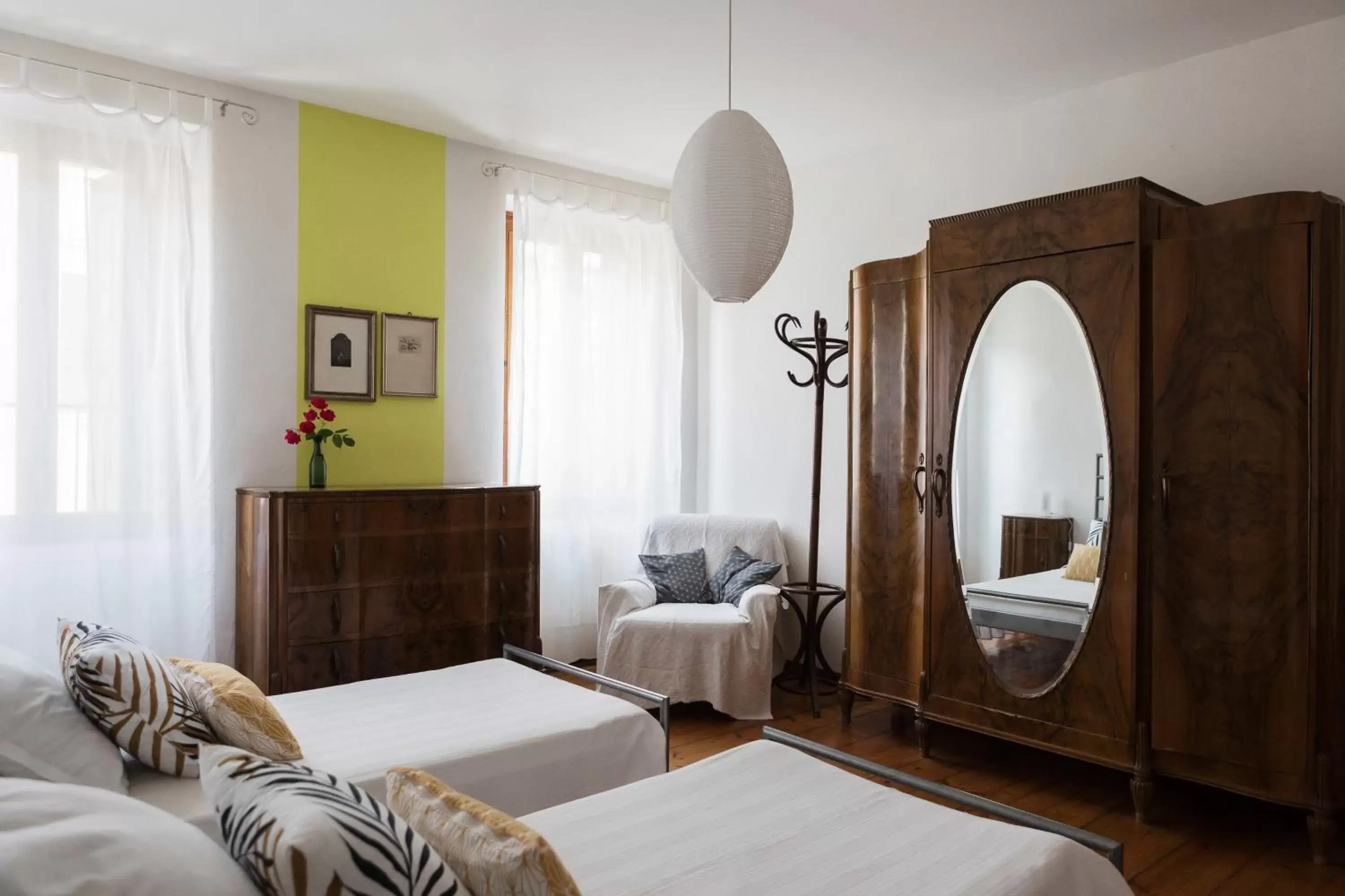 Photo of the whole room, Bed in La Casa delle Zie