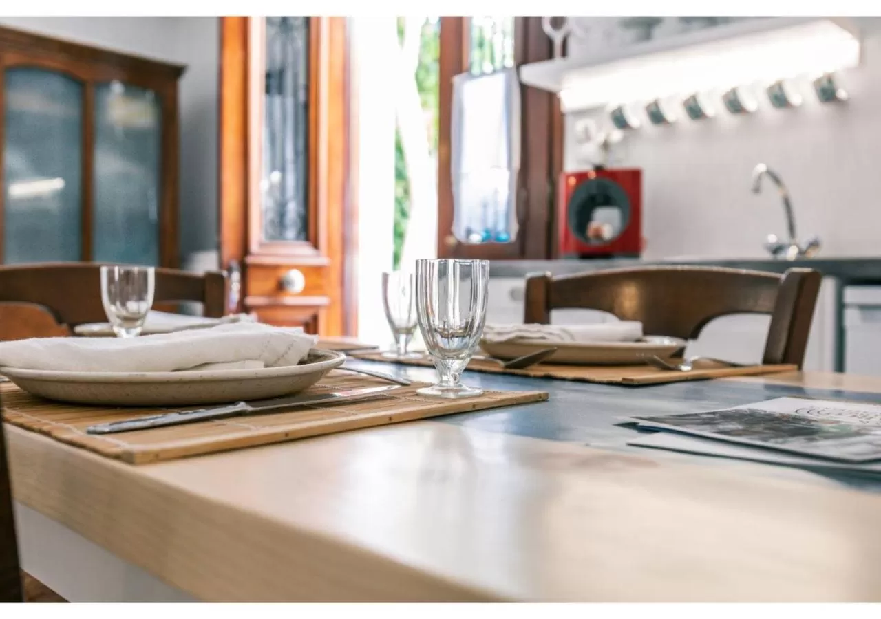Patio in Arco Naxos Luxury Apartments