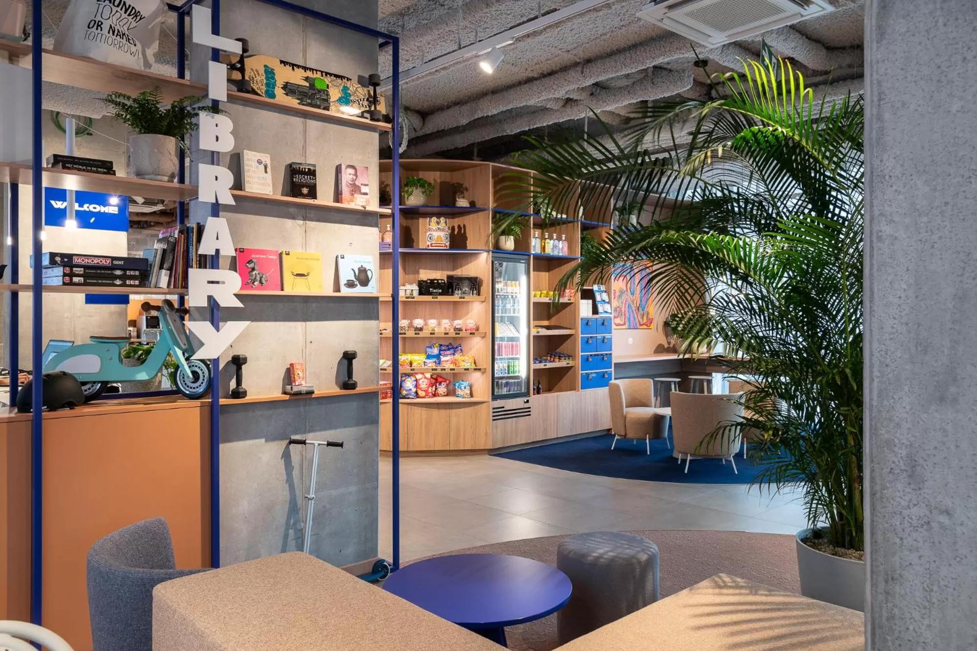 Lobby or reception in ibis budget Gent Centrum Dampoort