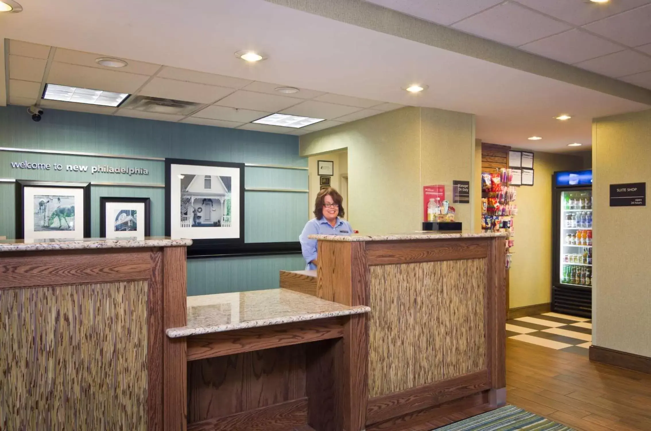 Lobby or reception, Lobby/Reception in Hampton Inn New Philadelphia