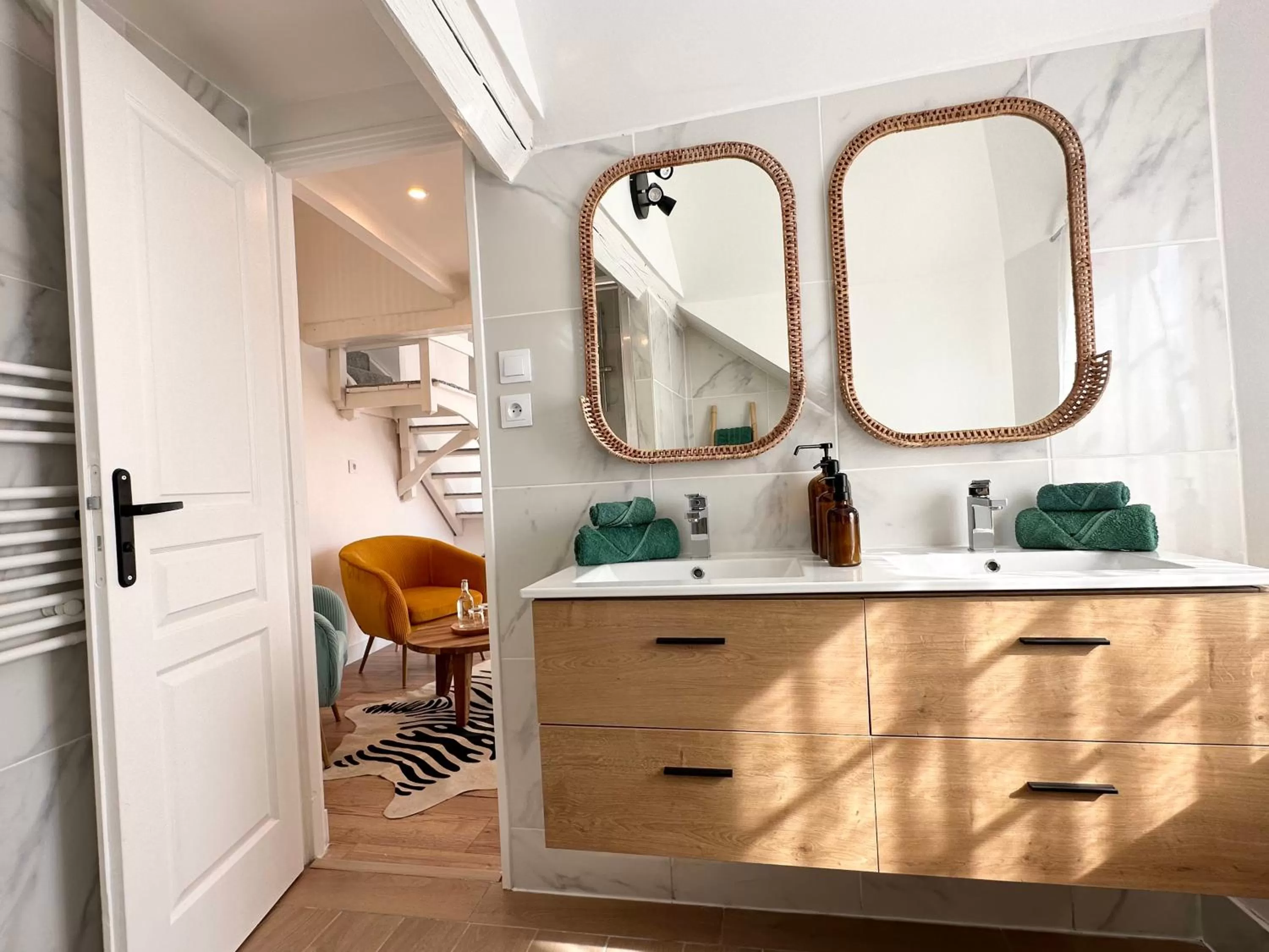 Bathroom in Les Turquoises Étretat - L'Hôtel-Boutique