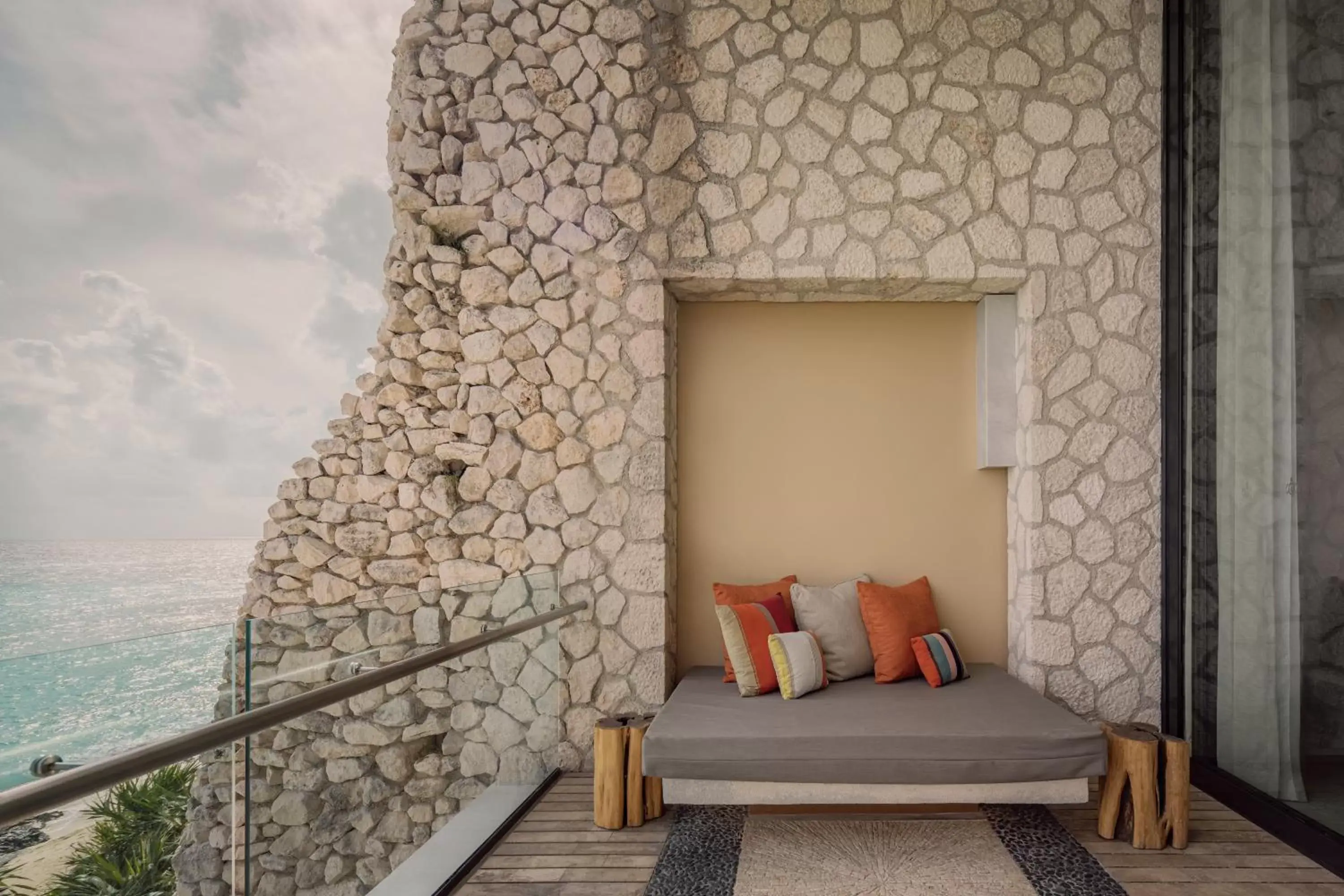 Balcony/Terrace in La Casa de la Playa by Xcaret- All Inclusive Adults Only