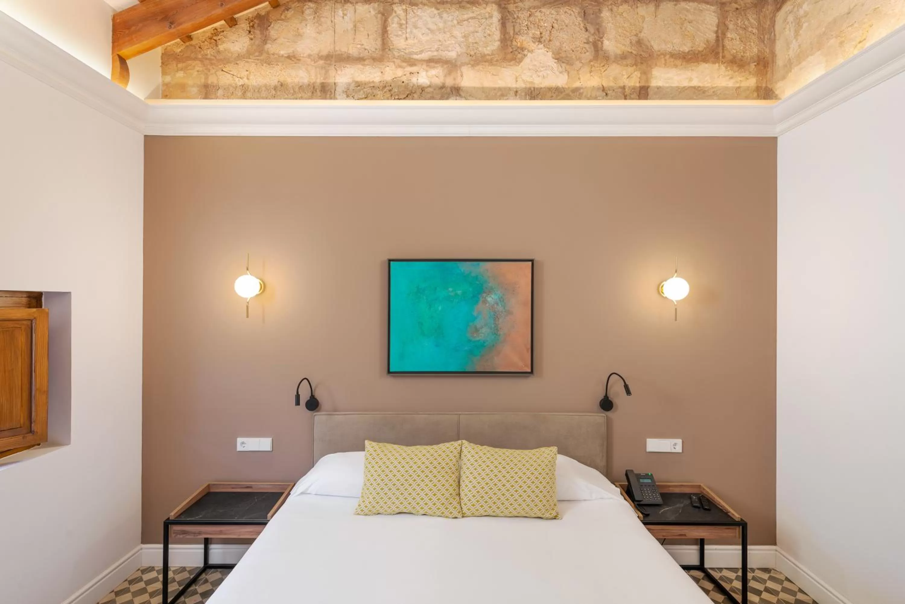 Bedroom, Bed in Hotel Can Quetglas