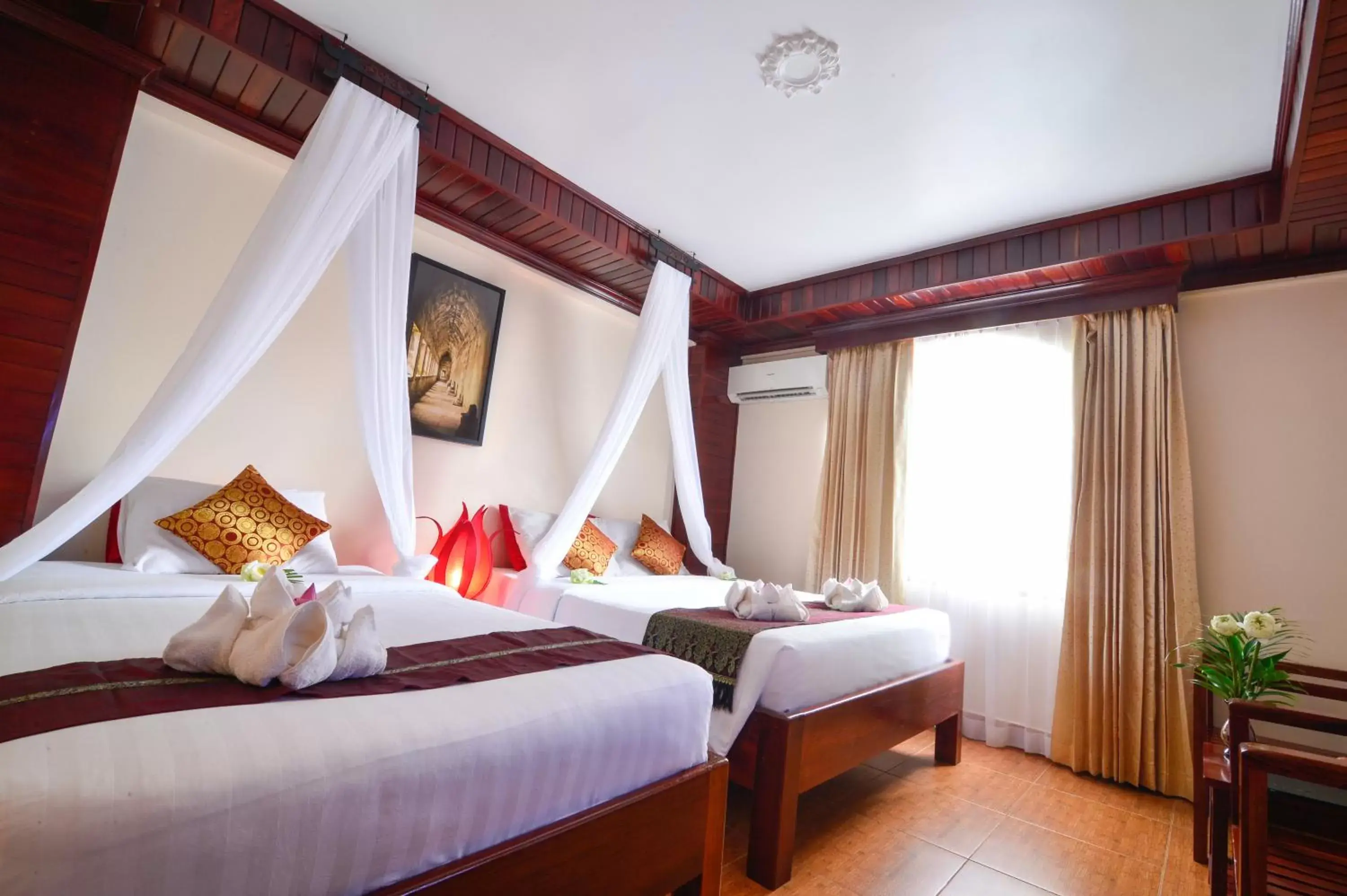 Bedroom, Bed in Angkor Pearl Hotel Bedroom, Bed in Angkor Pearl Hotel