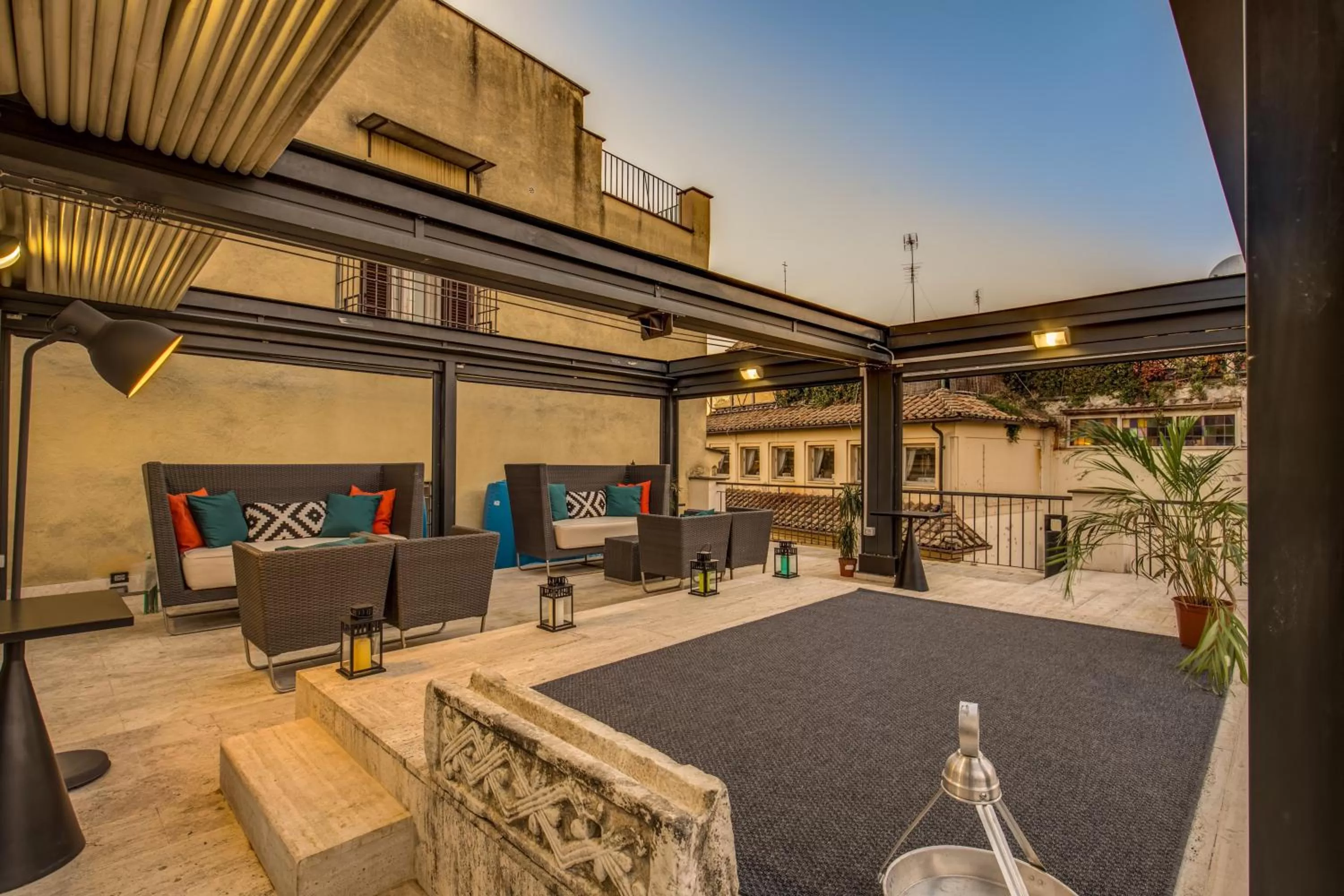 Balcony/Terrace in Residenze Argileto Terra