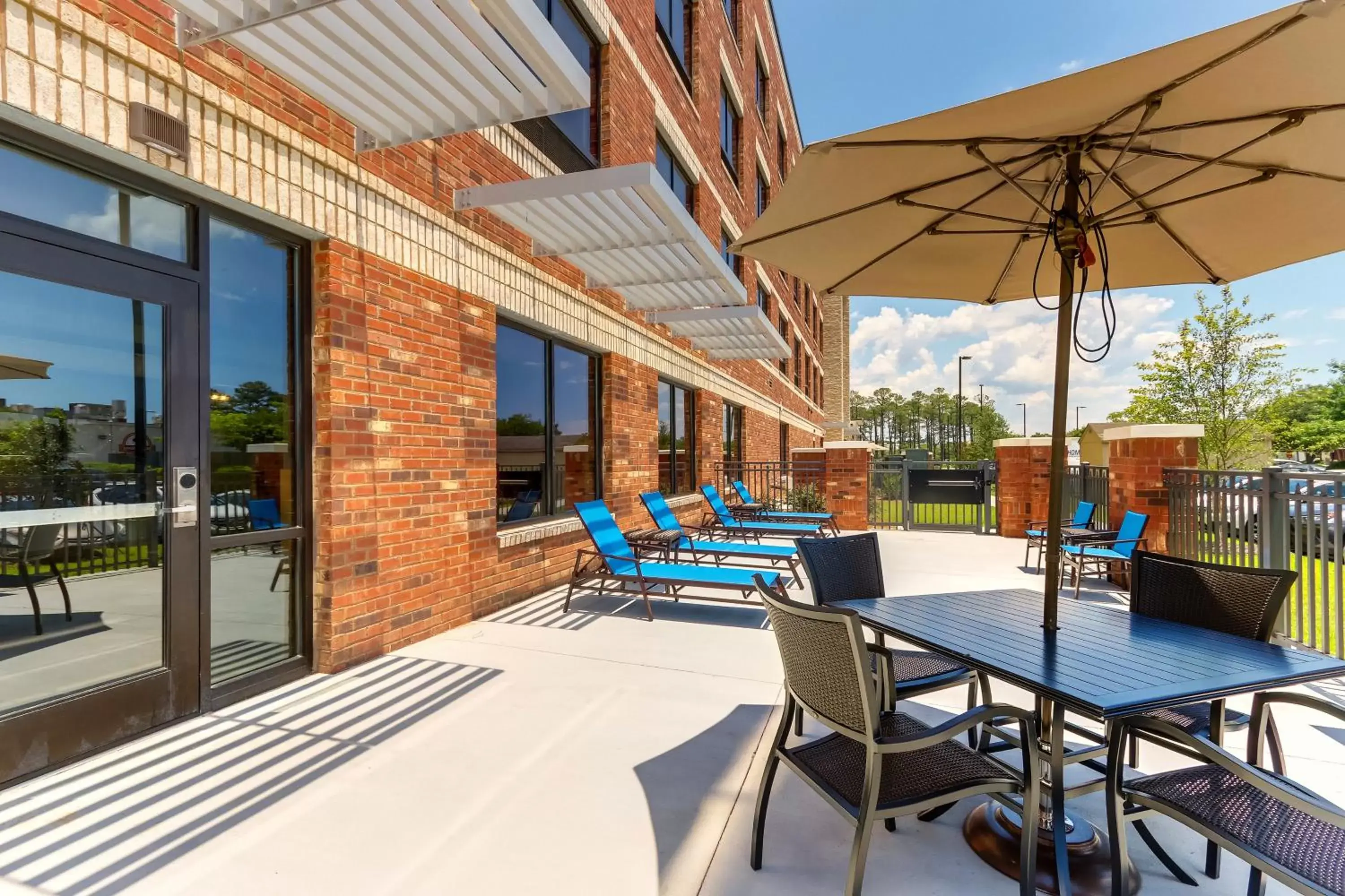 Patio in Holiday Inn Express - Wilmington - Porters Neck, an IHG Hotel