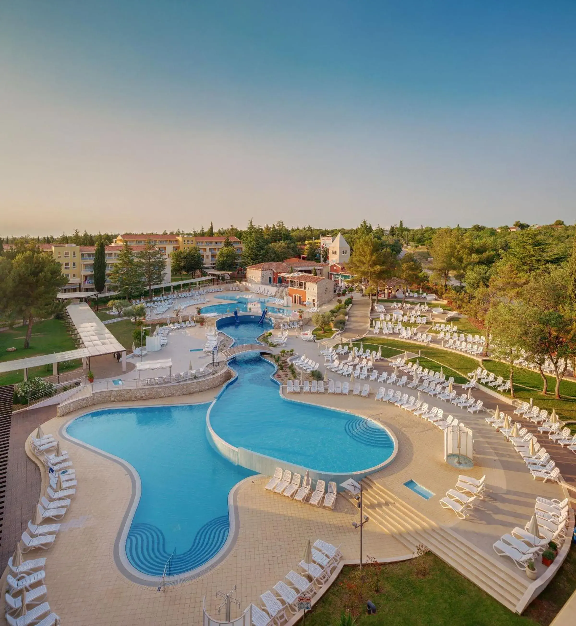 Facade/entrance, Pool View in Residence Sol Garden Istra for Plava Laguna