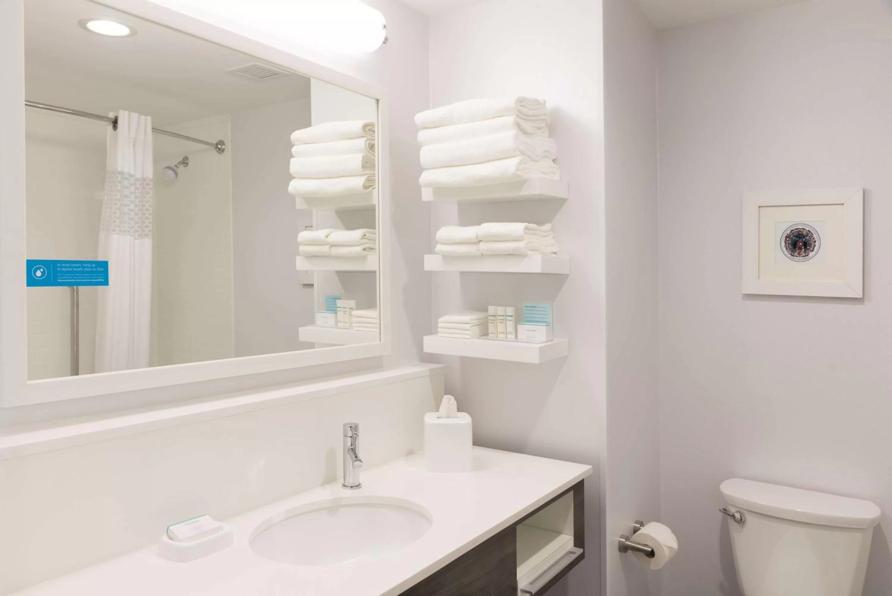 Bathroom in Hampton Inn & Suites by Hilton Chicago Schaumburg IL