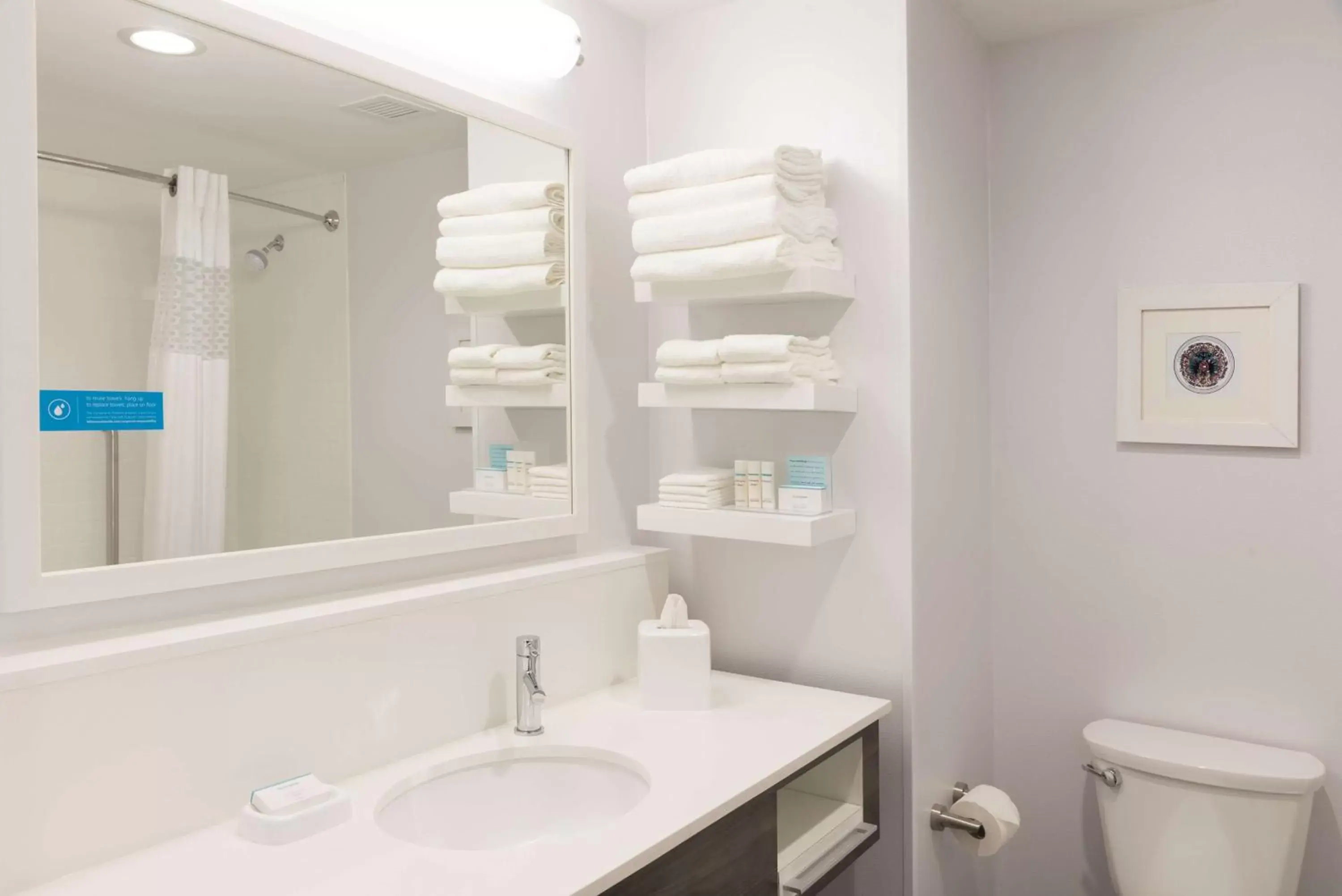Bathroom in Hampton Inn & Suites by Hilton Chicago Schaumburg IL