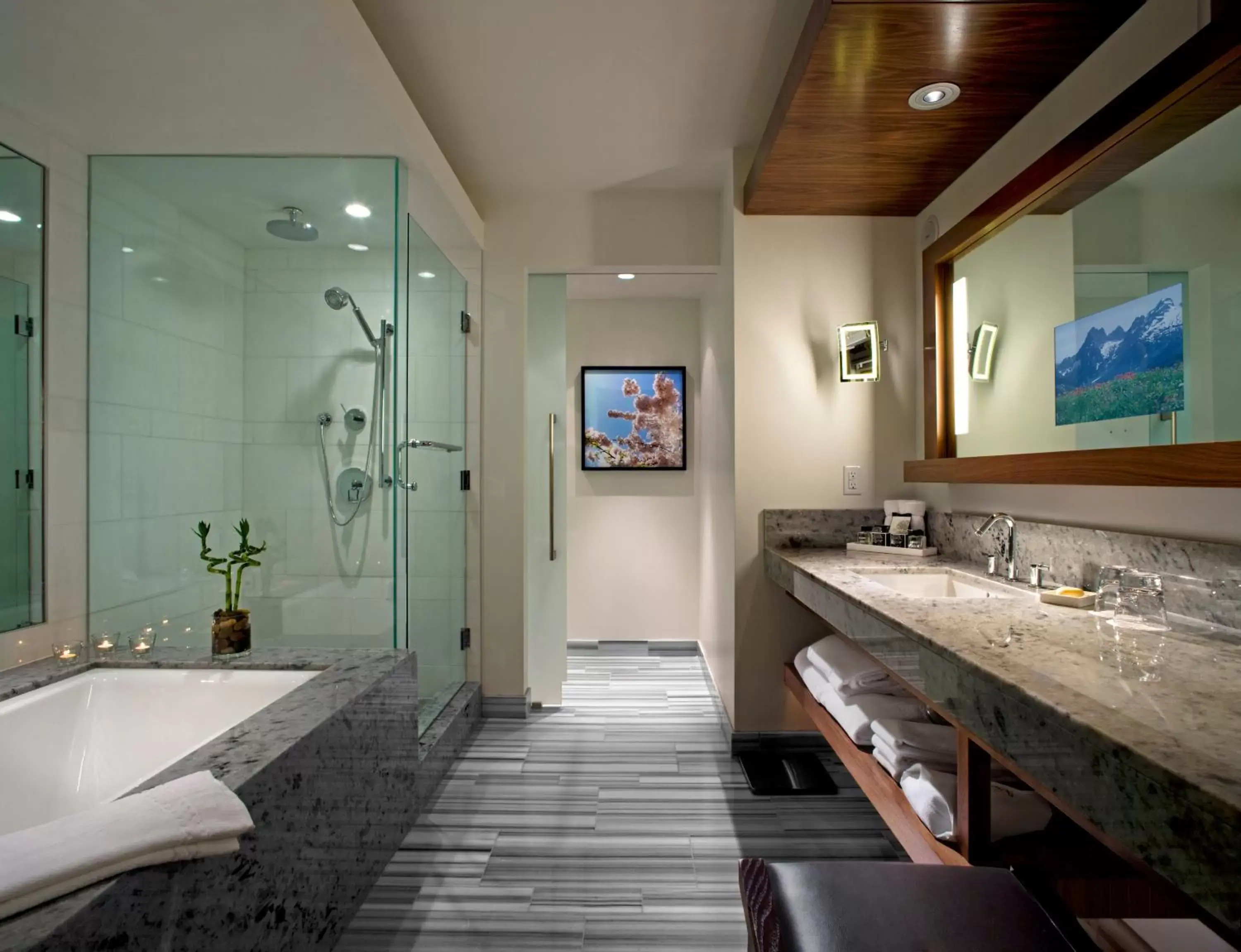 Bathroom in Fairmont Pacific Rim