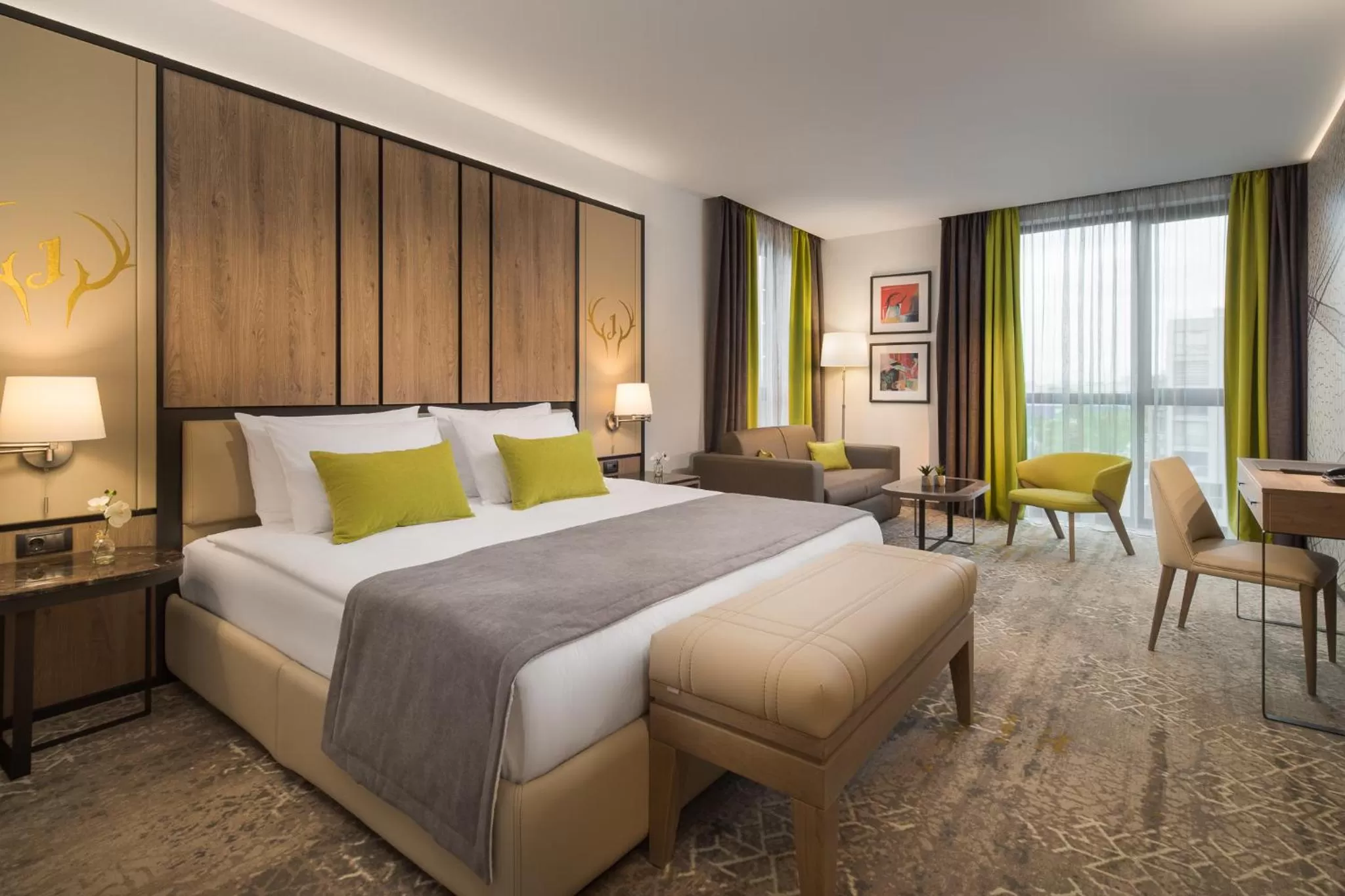 Bed in Hotel Jägerhof