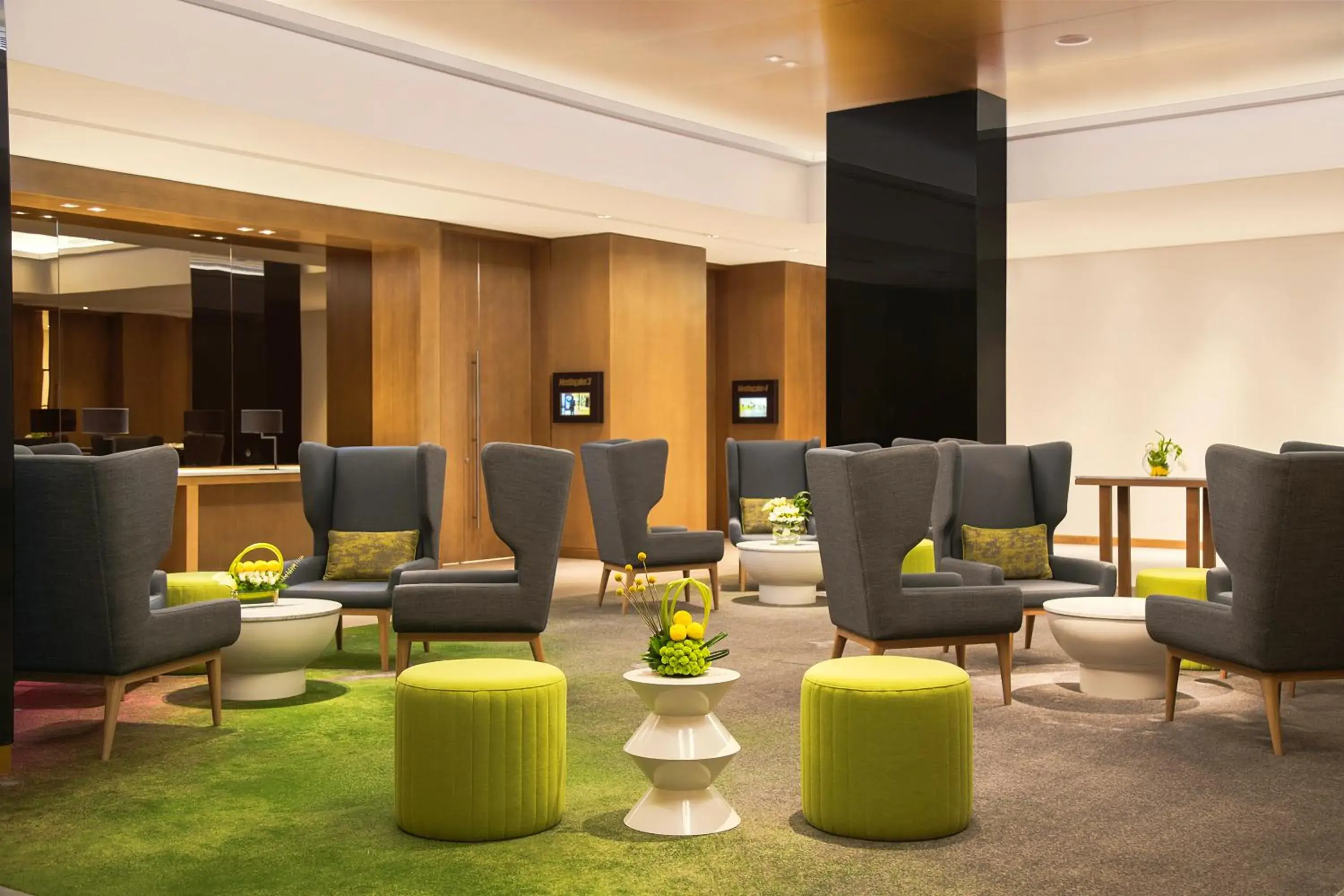 Seating Area in Novotel Muscat Airport