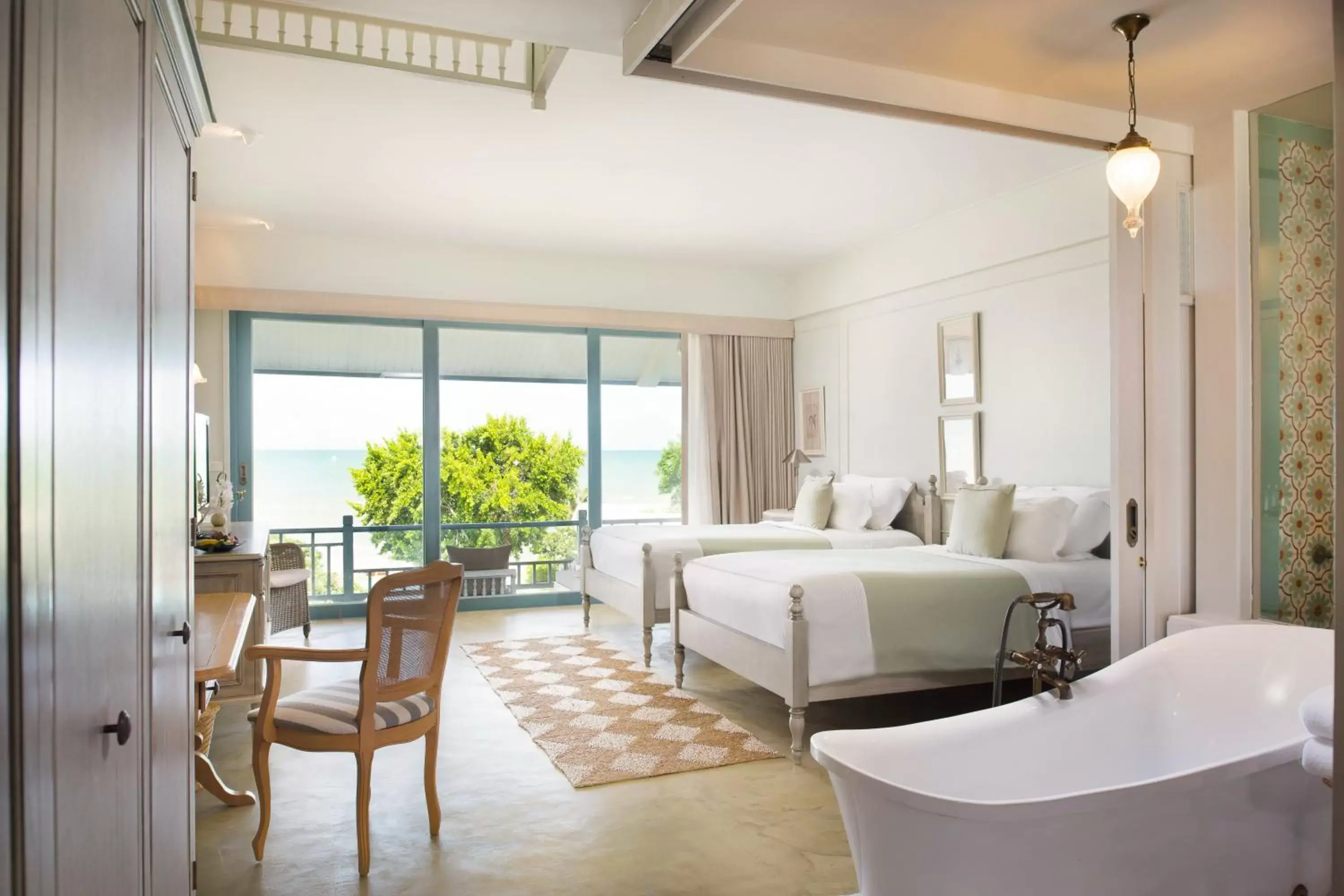 Bed in Devasom Hua Hin Resort - SHA Extra Plus