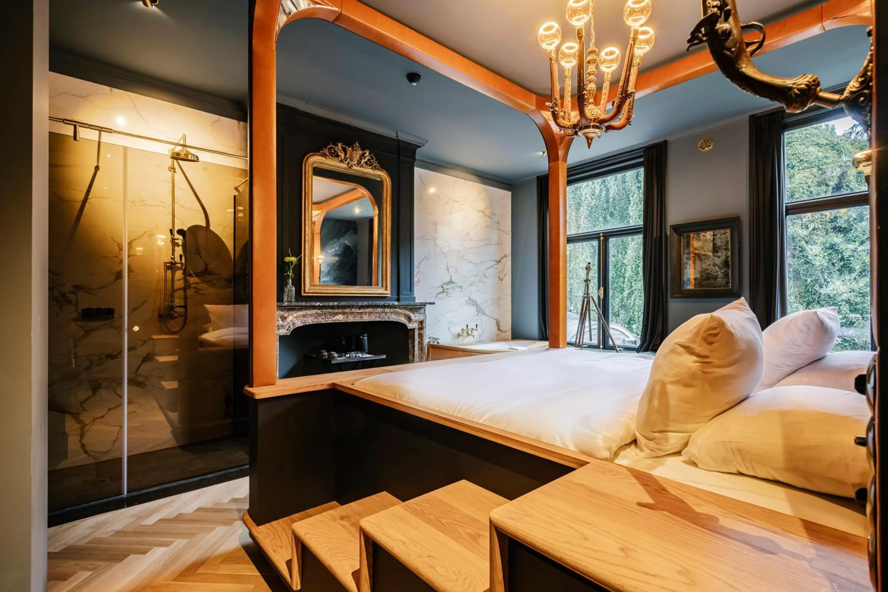 Bedroom, Bed in Boutique Hotel The Noblemen