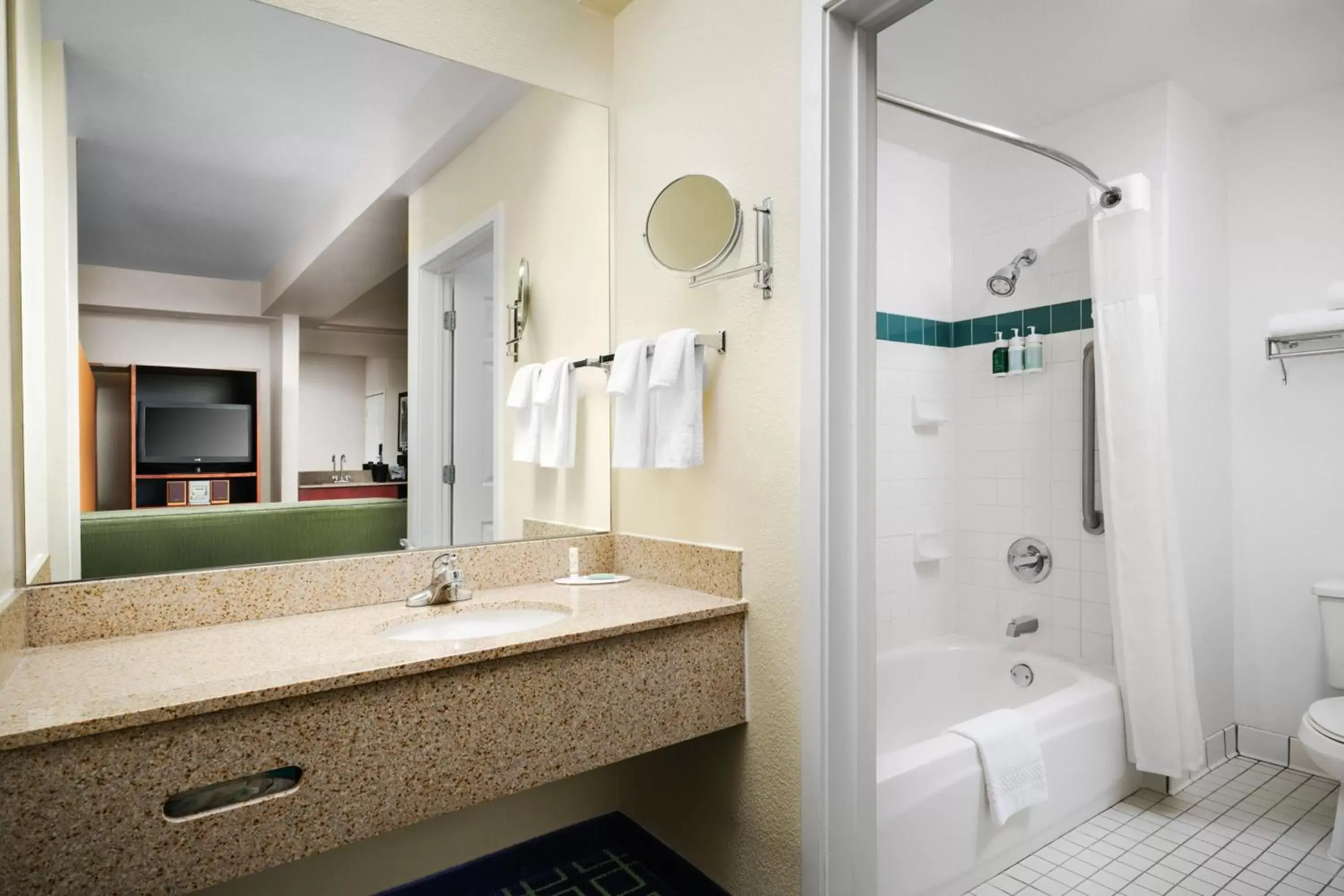 Bathroom in Fairfield Inn & Suites by Marriott San Francisco San Carlos