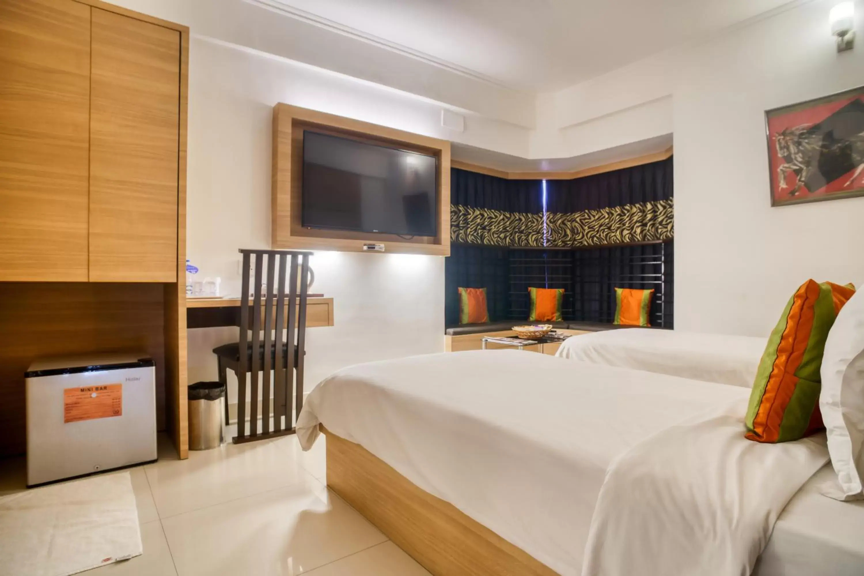 Bed in Roland Hotel Bed in Roland Hotel