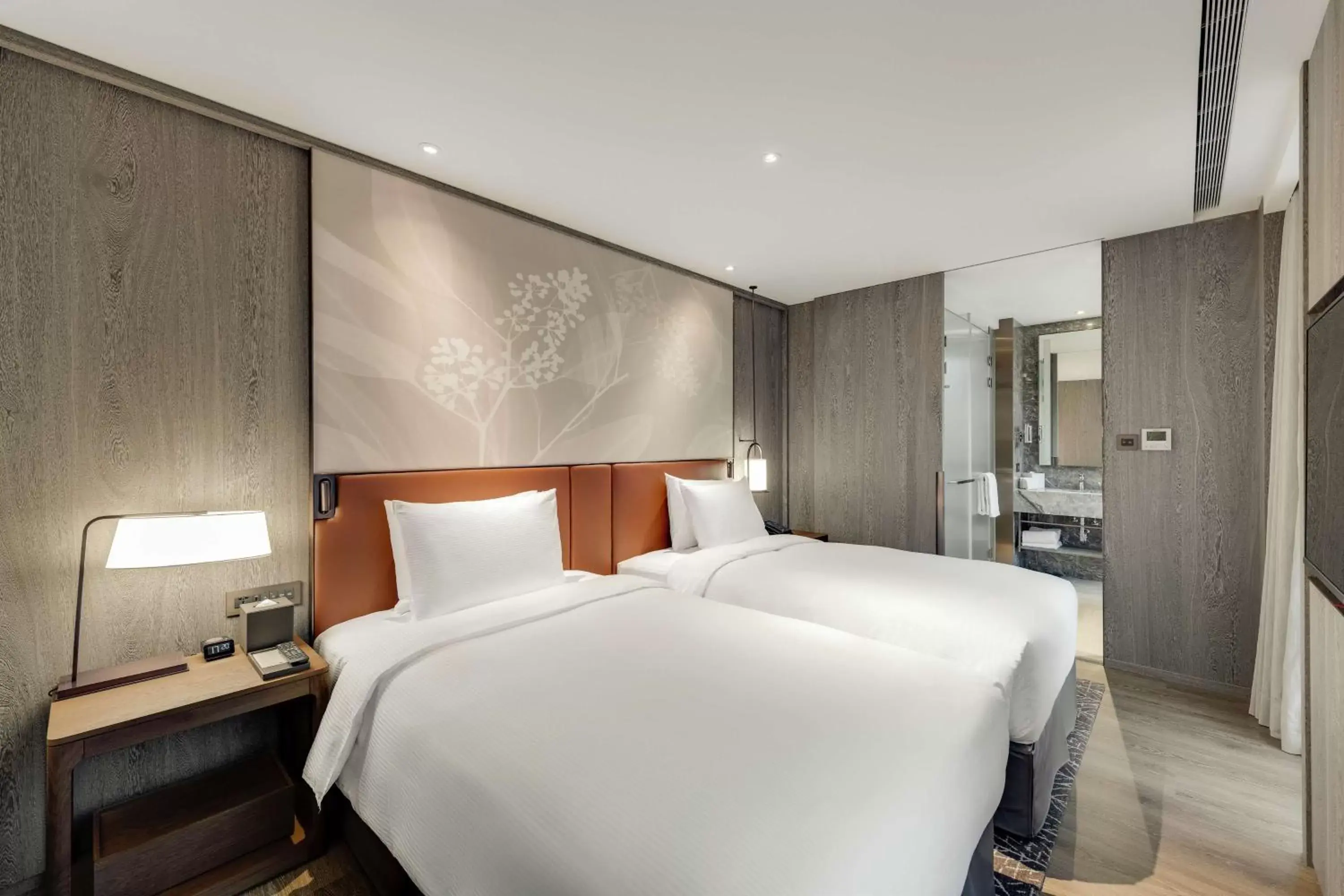 Bedroom, Bed in DoubleTree by Hilton Taipei Zhongshan