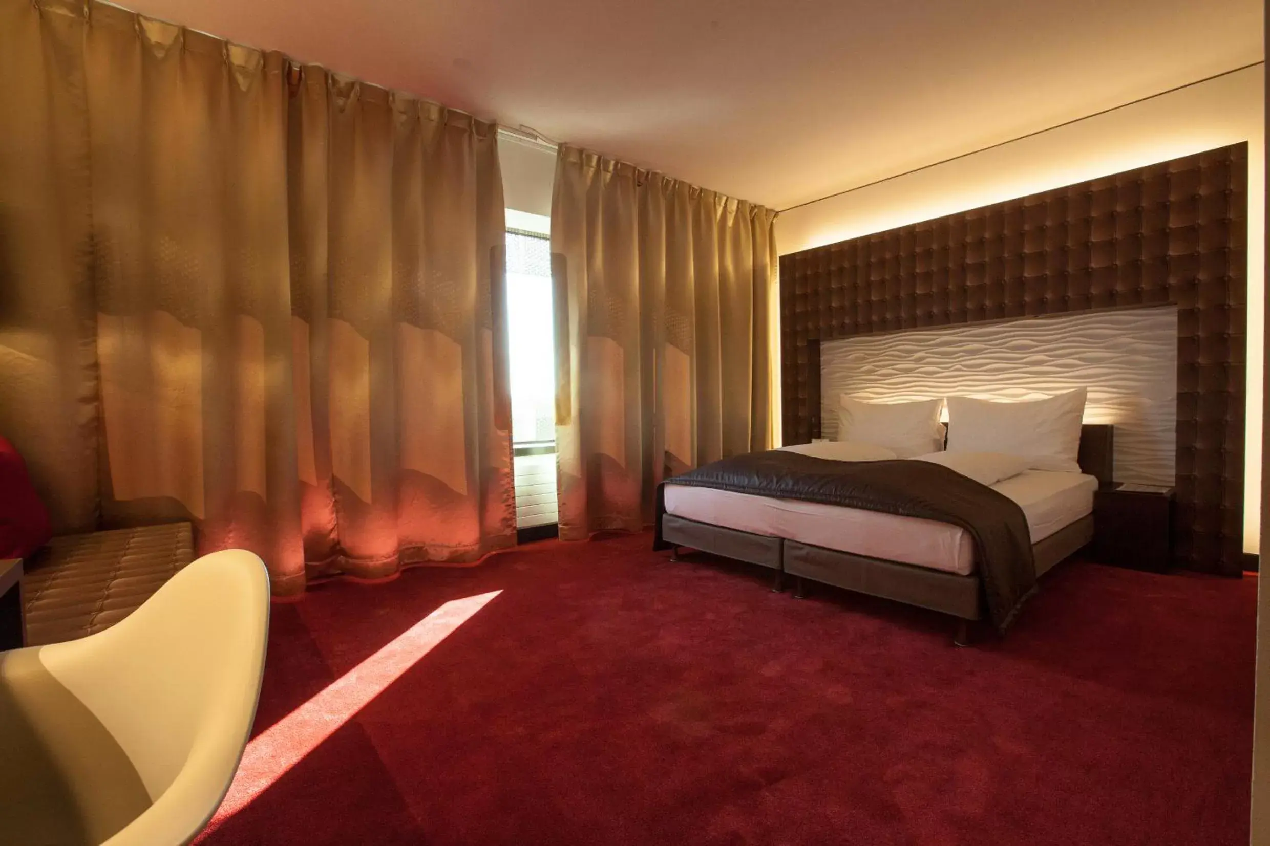 Photo of the whole room, Bed in Airport Hotel Basel - Convenient & Friendly