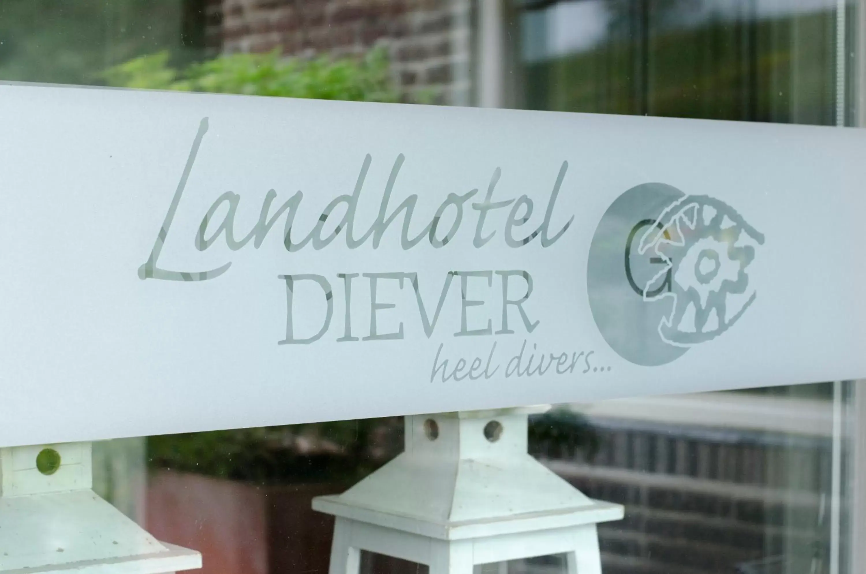 On site, Property Logo/Sign in Landhotel Diever