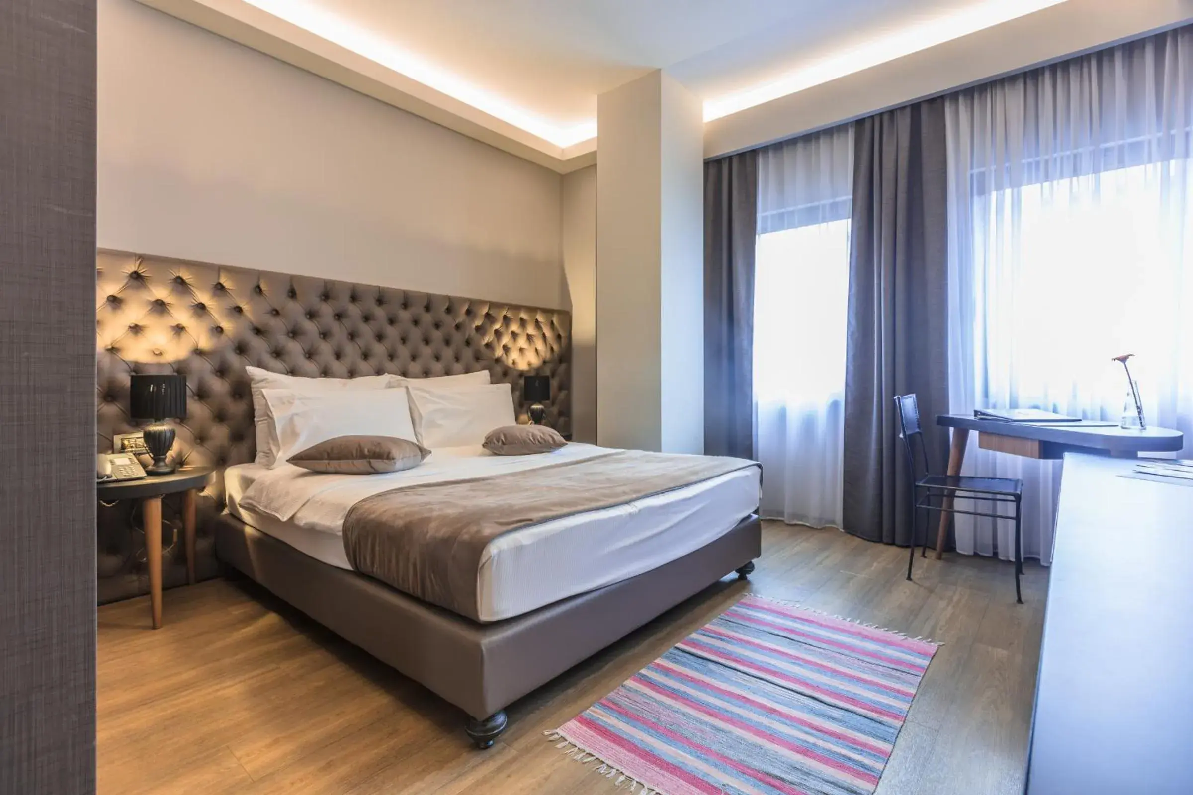 Bed in Solun Hotel & SPA