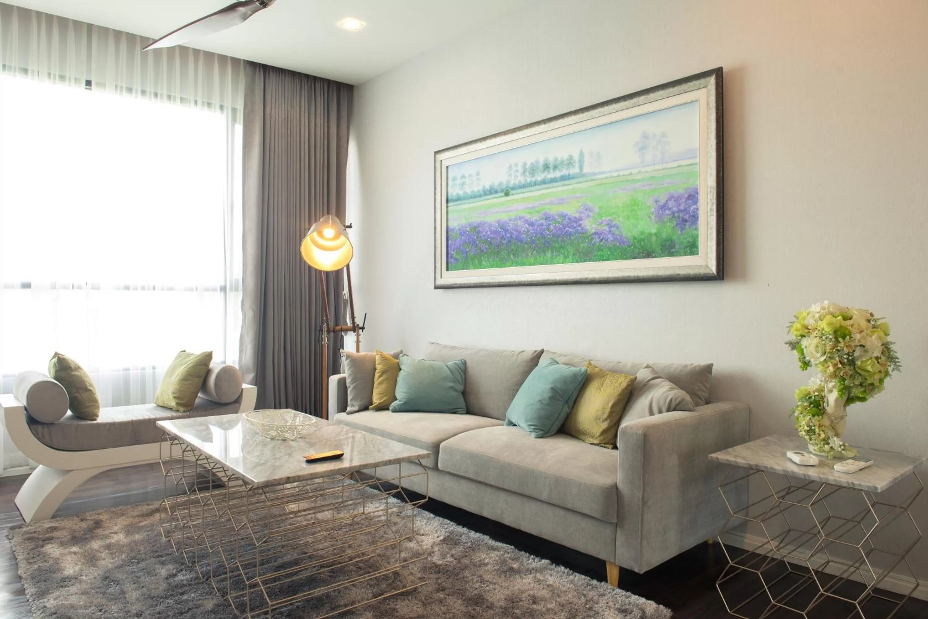 Living room in North Hill City Resort