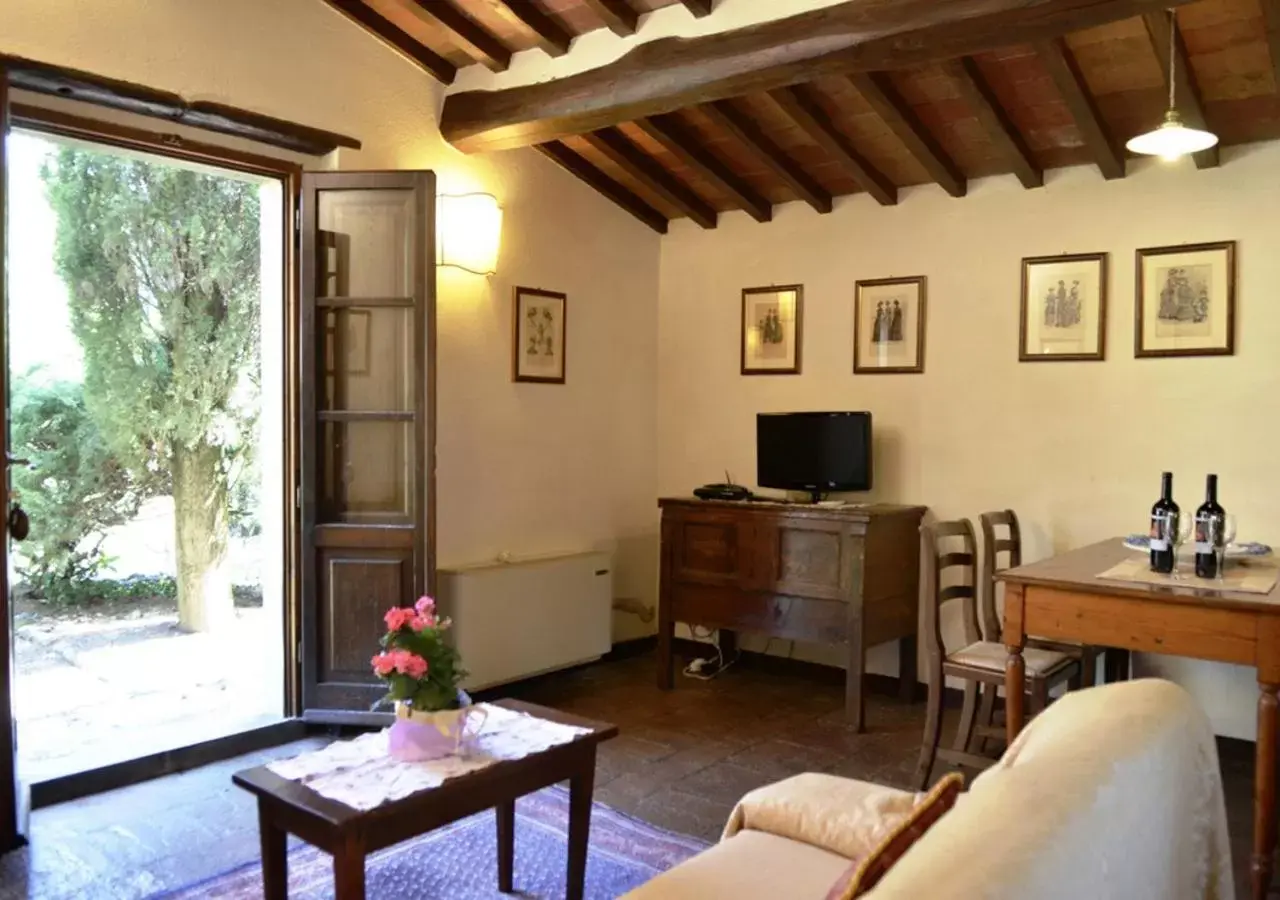 Living room, Seating Area in Residence Il Casale