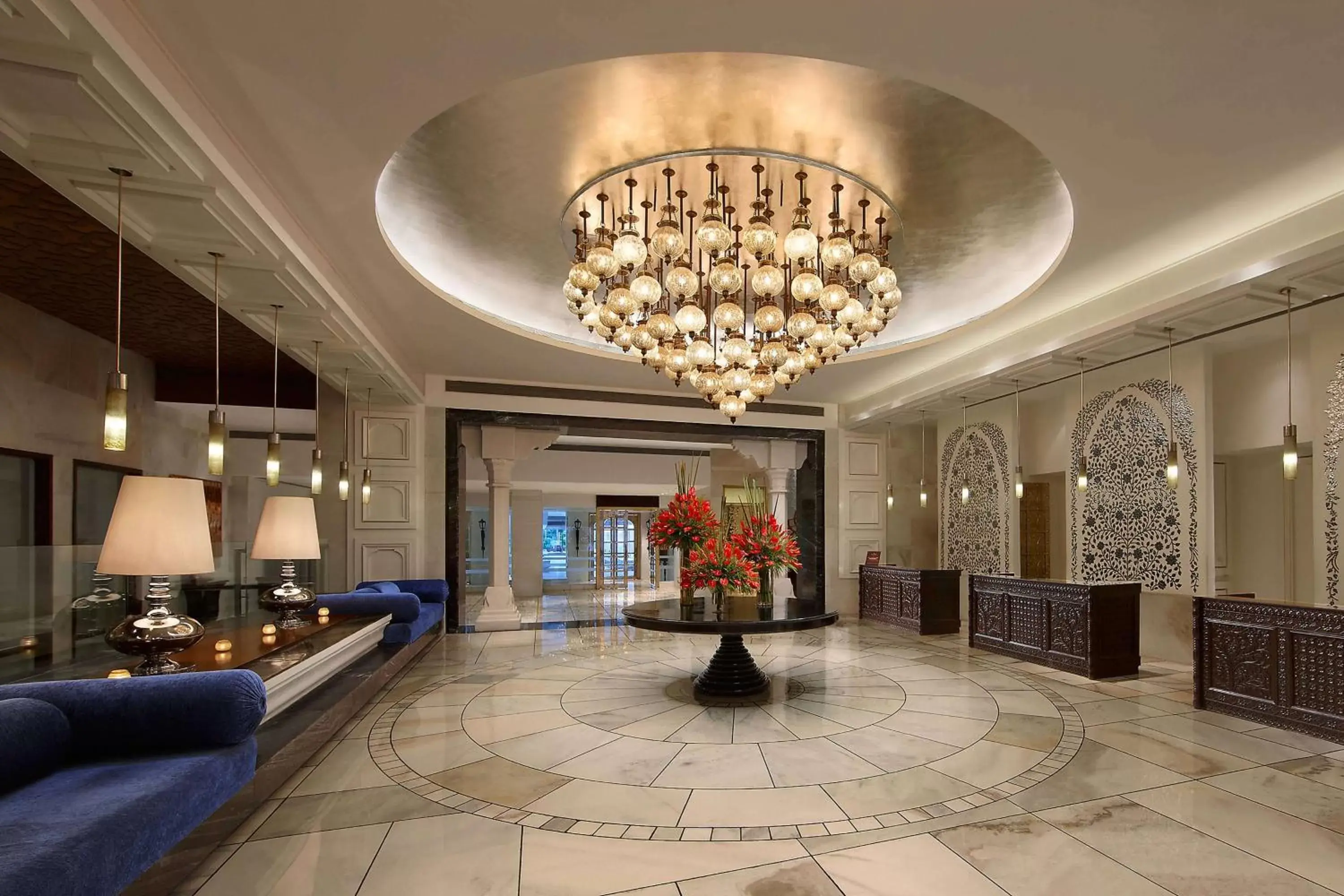 Lobby or reception, Lobby/Reception in ITC Mughal, A Luxury Collection Resort & Spa, Agra